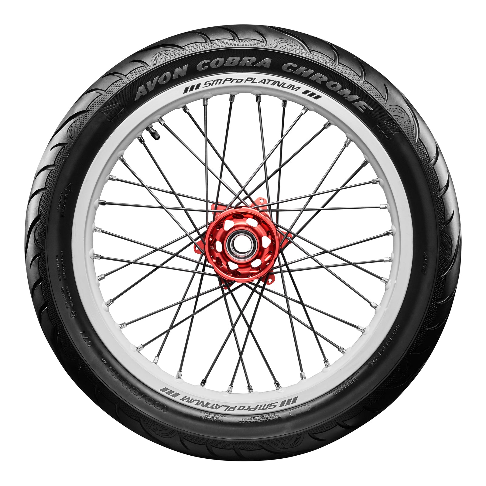 Avon Cobra Chrome 130/80B17 Front Tyre (65H Rating) AV91