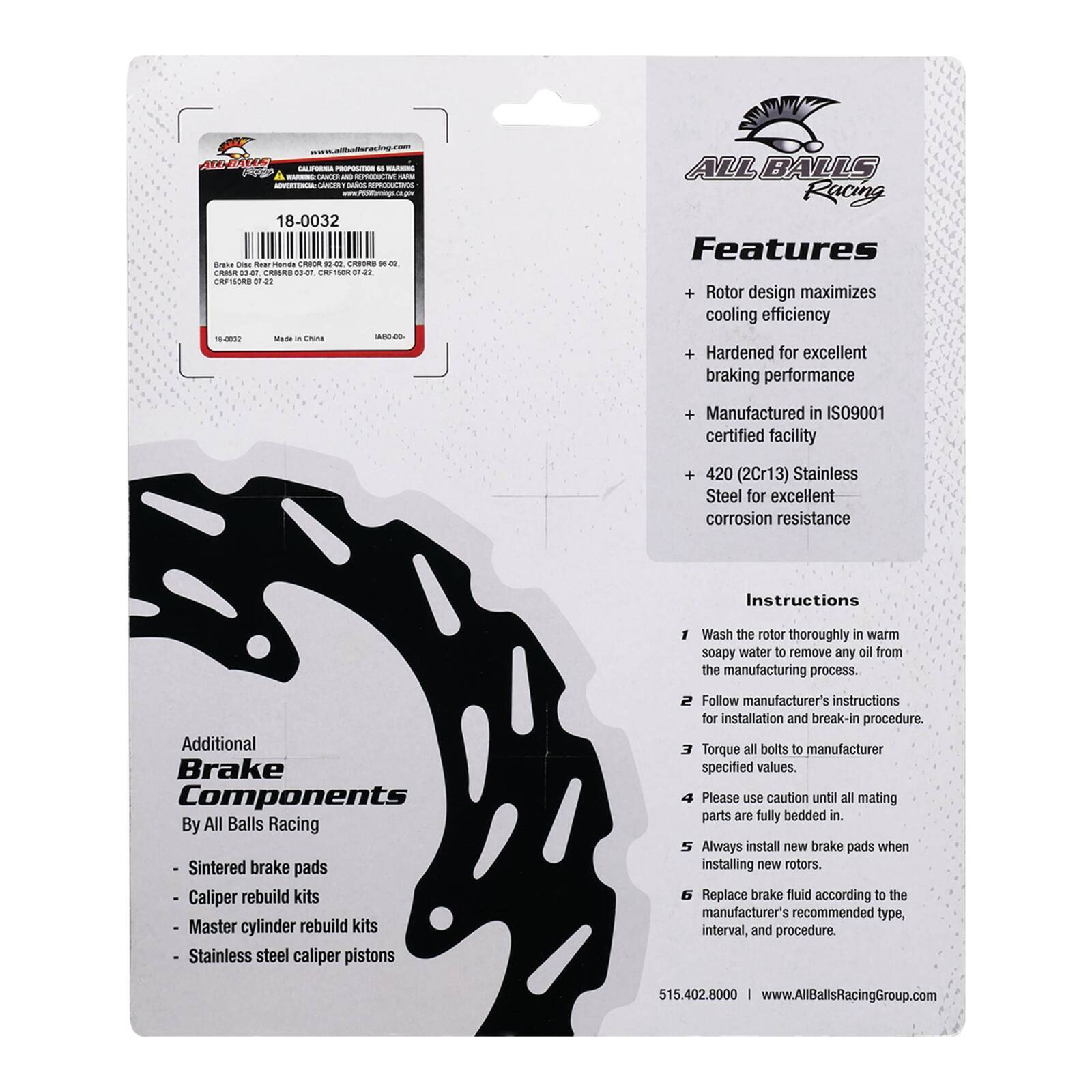 Brake Disc 18-0032
