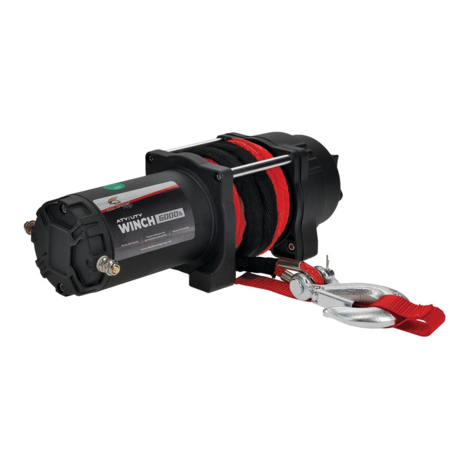ALL BALLS 4 BOLT WINCH 6000LB with 33FT SYNTHETIC ROPE