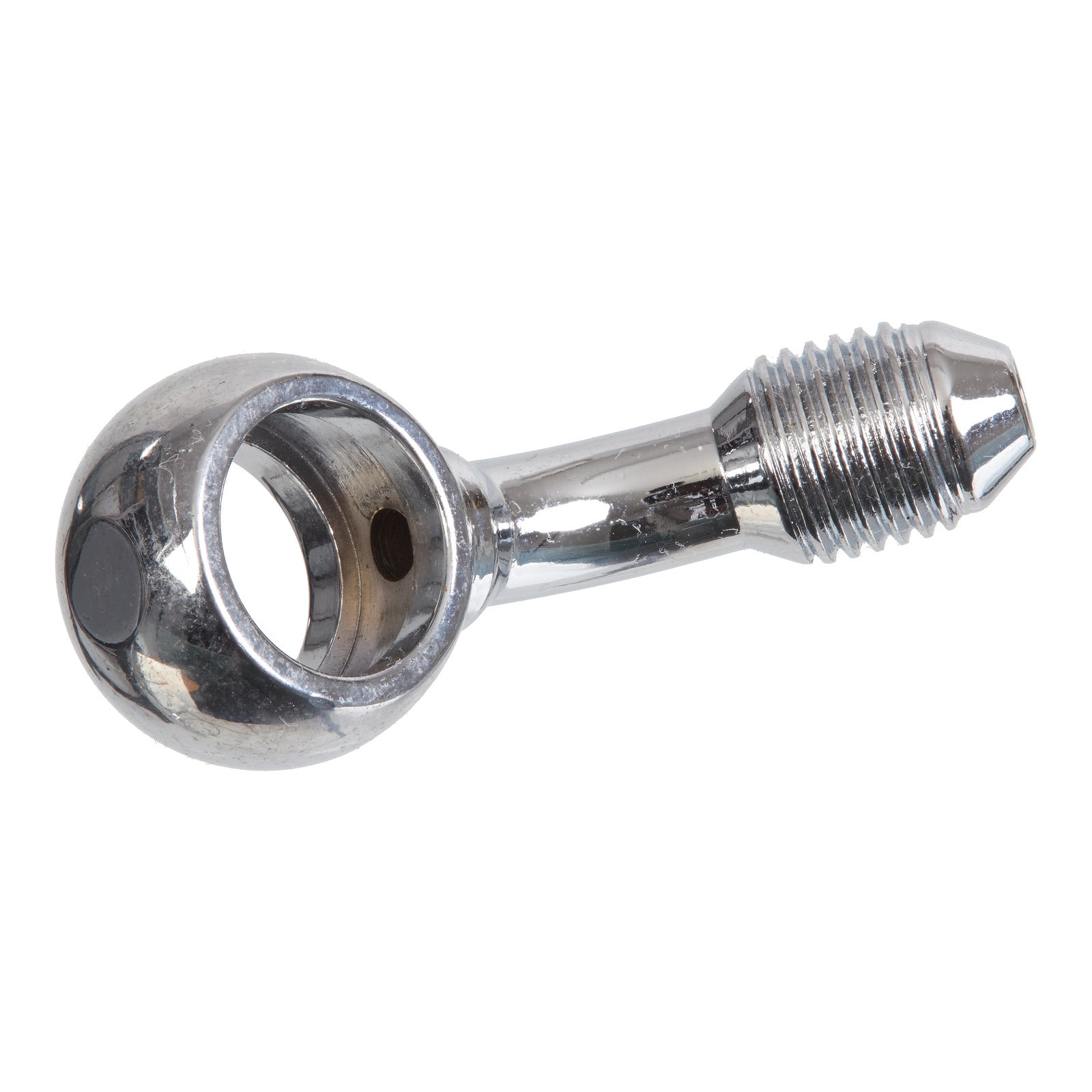 Whites Brake - 11mm (7/16) Banjo - 45° Chrome Steel