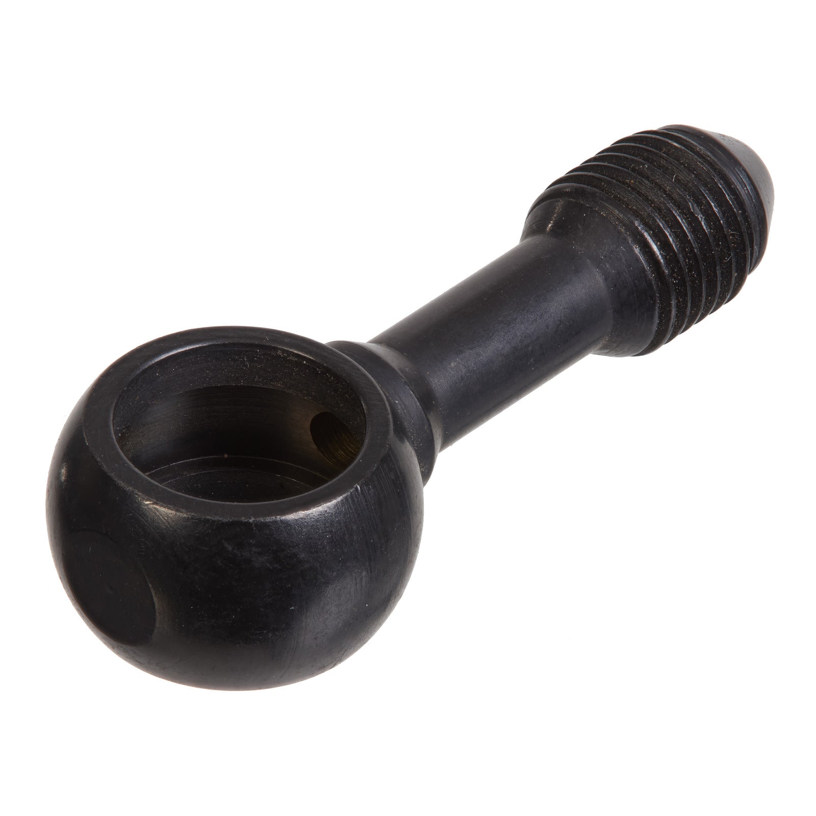 Whites Brake - 11mm (7/16) Banjo - Straight Steel Black