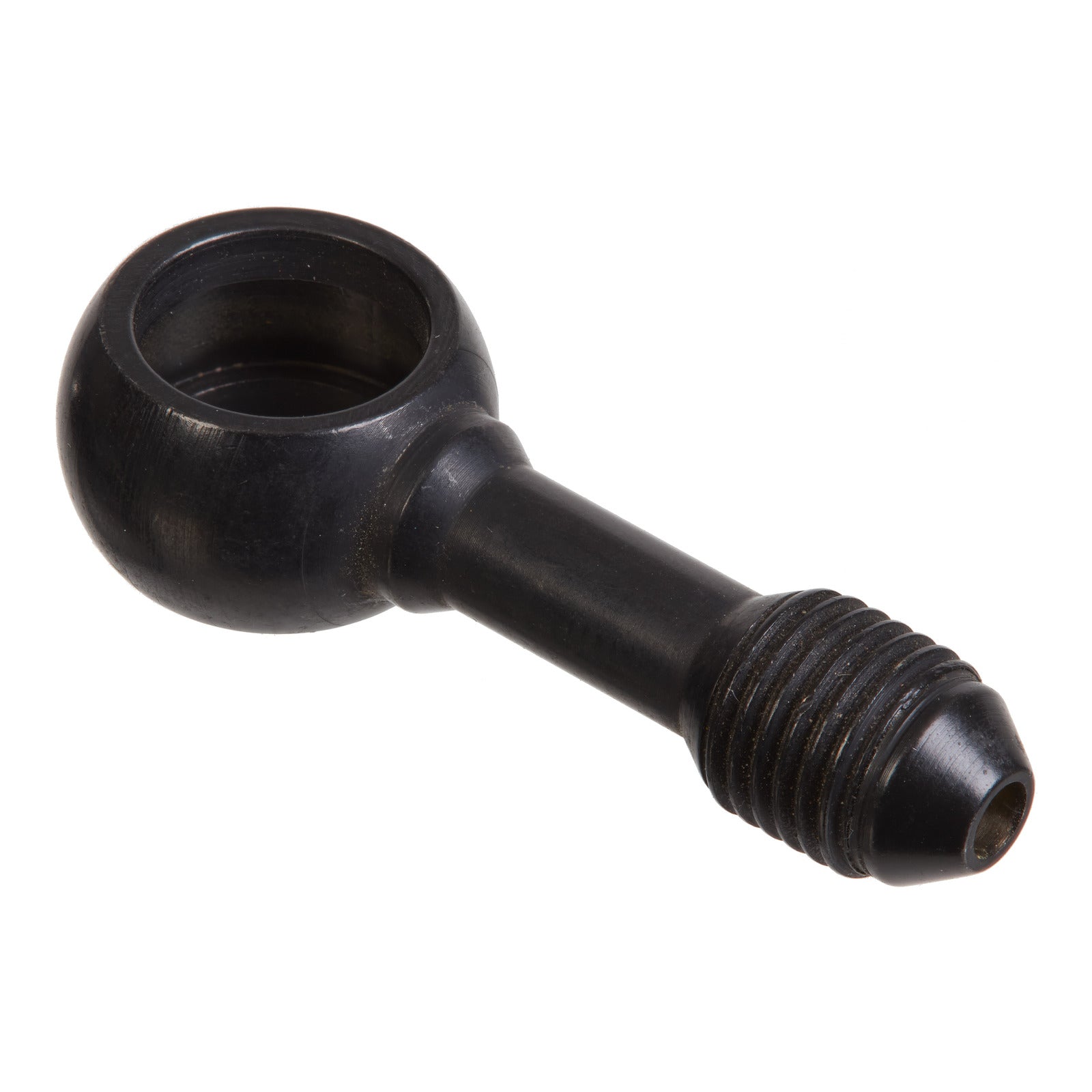 Whites Brake - 11mm (7/16) Banjo - Straight Steel Black