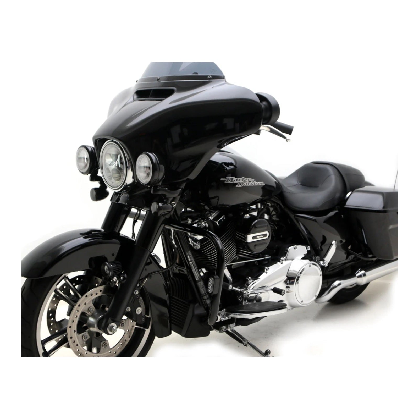 Soundbomb V-Twin Air Horn with Cover and Harness - Chrome