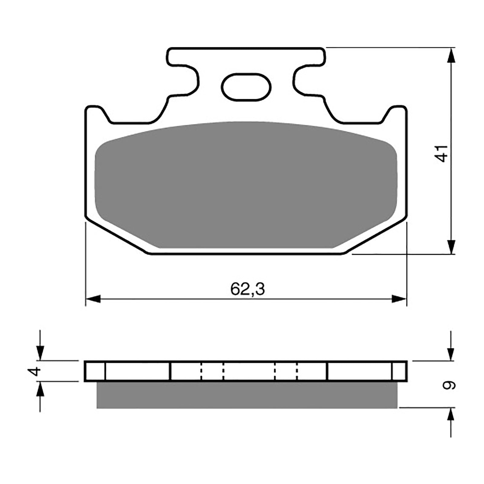 GOLDfren Brake Pads GF001 - S3