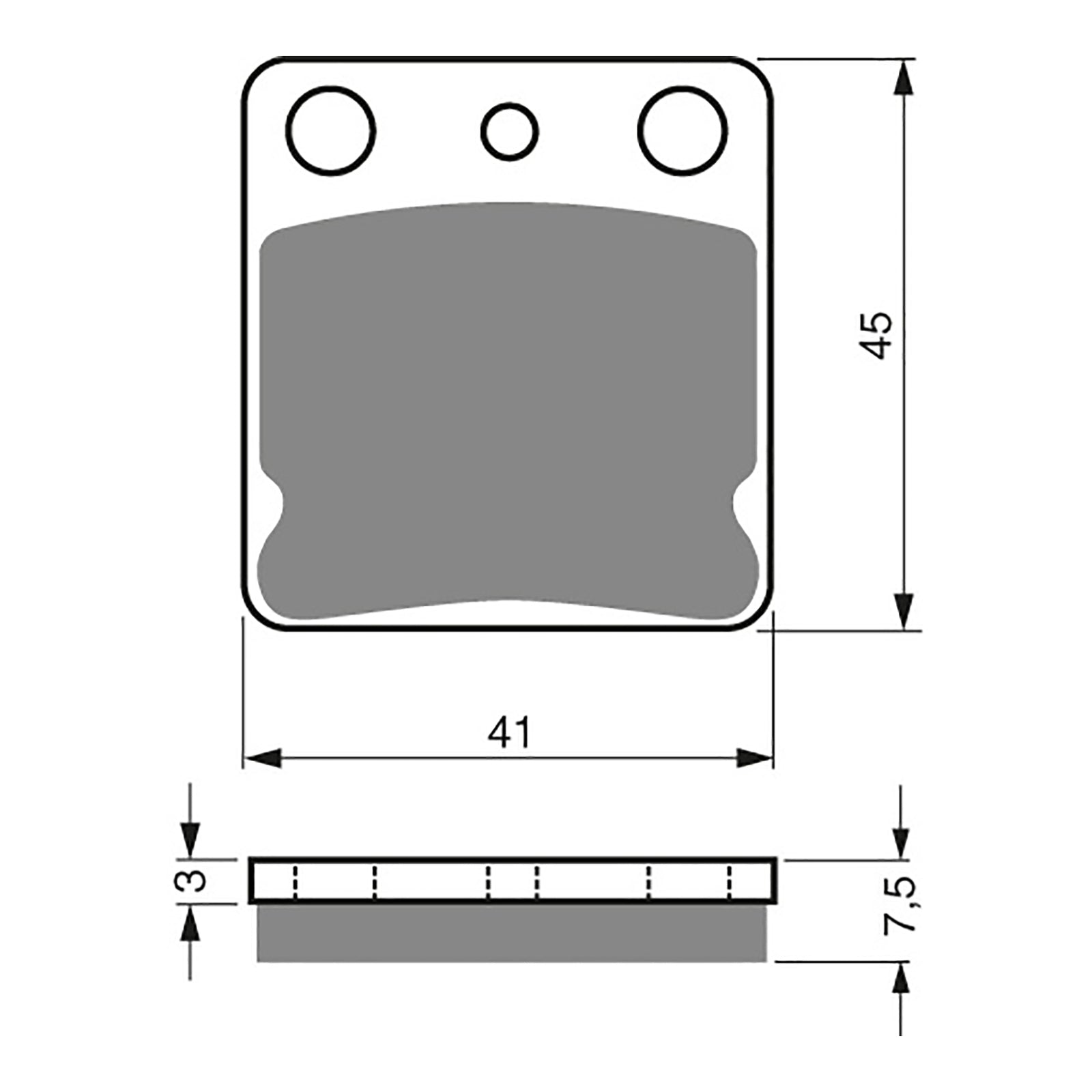 GOLDfren Brake Pads Off-Road Racing GF144 - K5 ( PR11 )