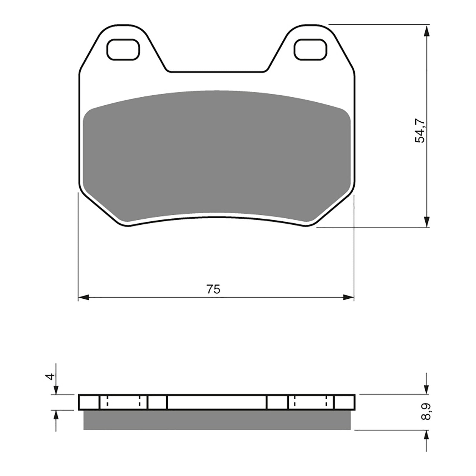 GOLDfren Brake Pads Sintered Sports GF195 - S3 ( PH281 )