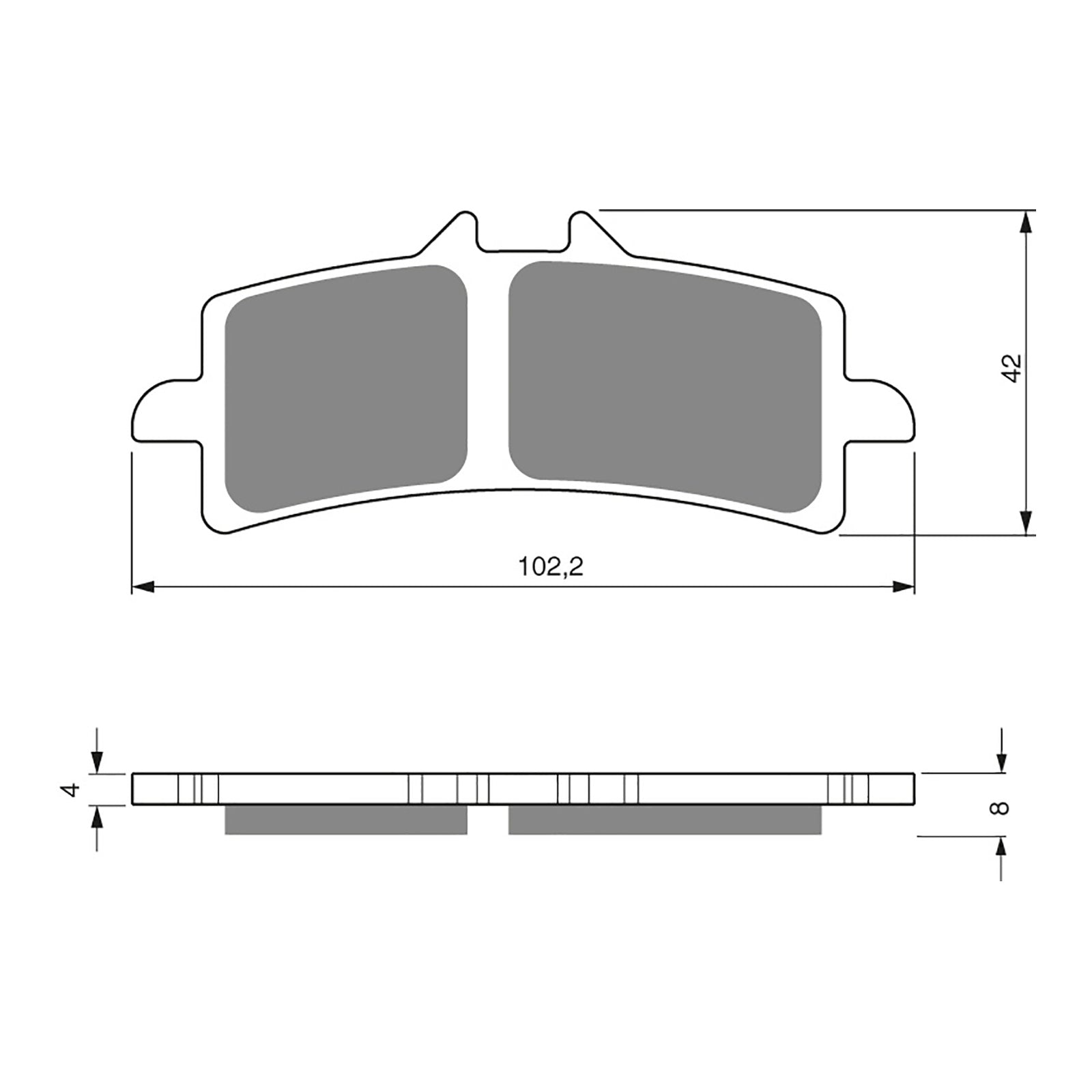 GOLDfren Brake Pads GF258 - S33