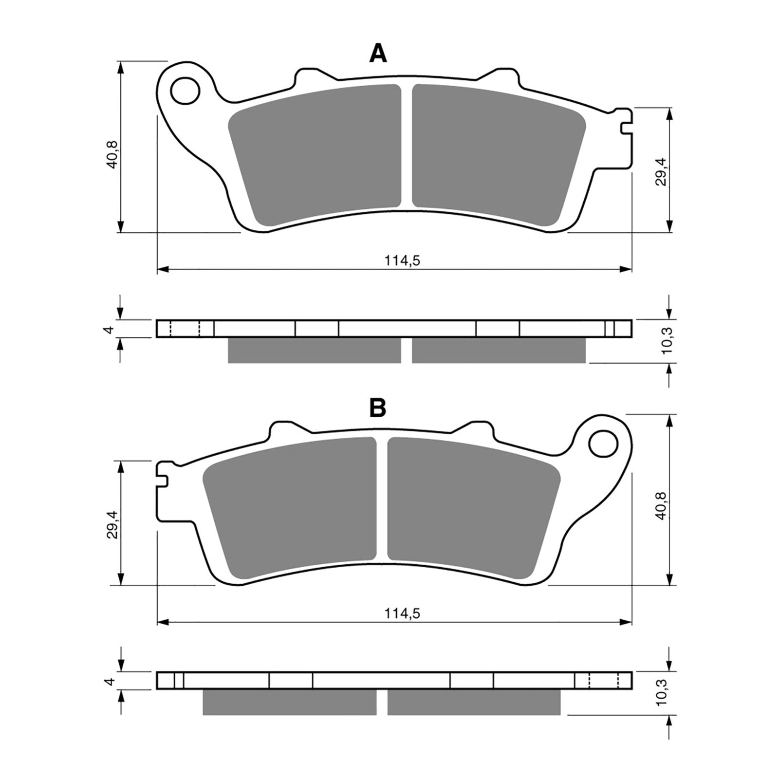 GOLDfren Brake Pads Sintered Sports GF327 - S3 ( PH371 )
