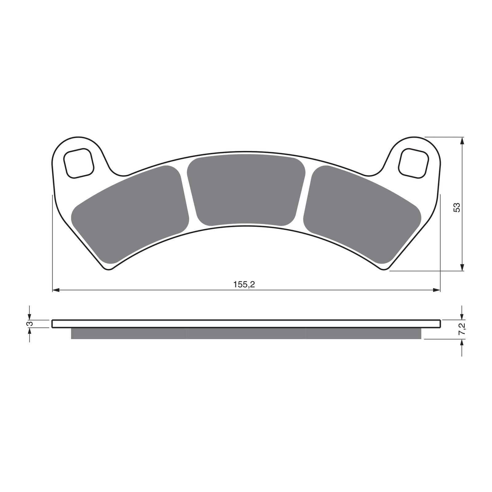 GOLDfren Brake Pads Off-Road Racing GF391 - K5