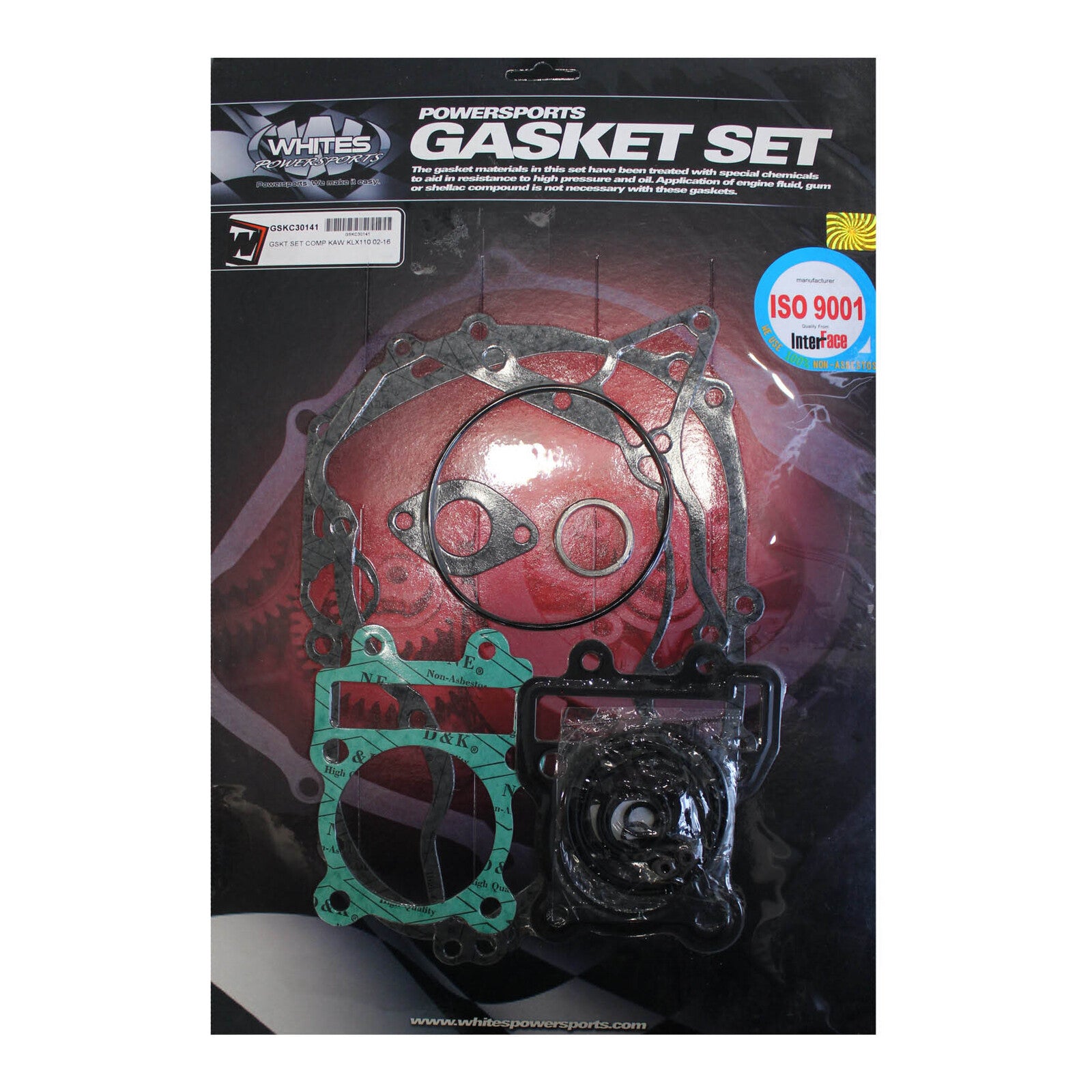 Whites Gasket Set Complete Kawasaki KLX110 '02-'16
