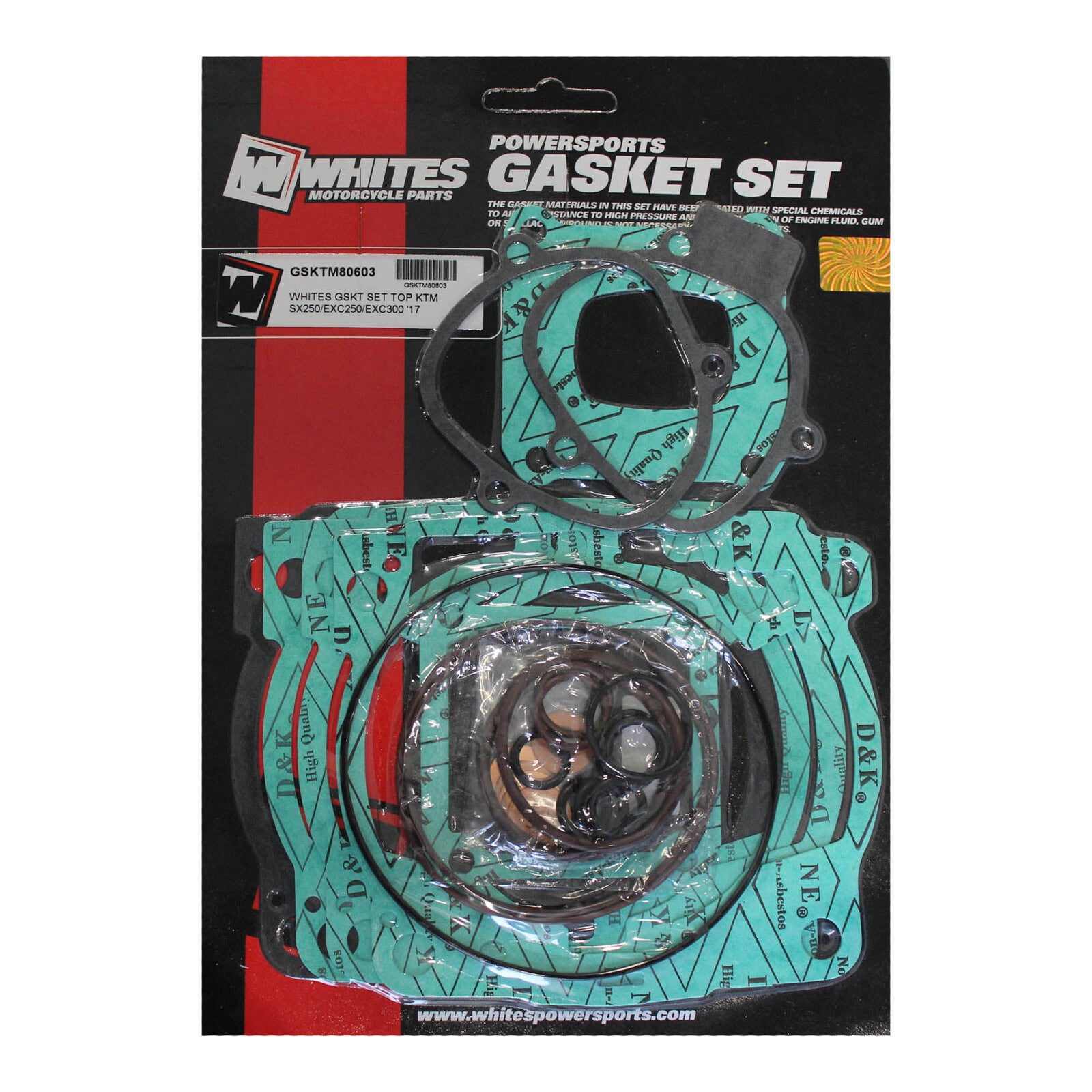 Whites Gasket Set Top KTM SX250/EXC250/EXC300 '17-'22