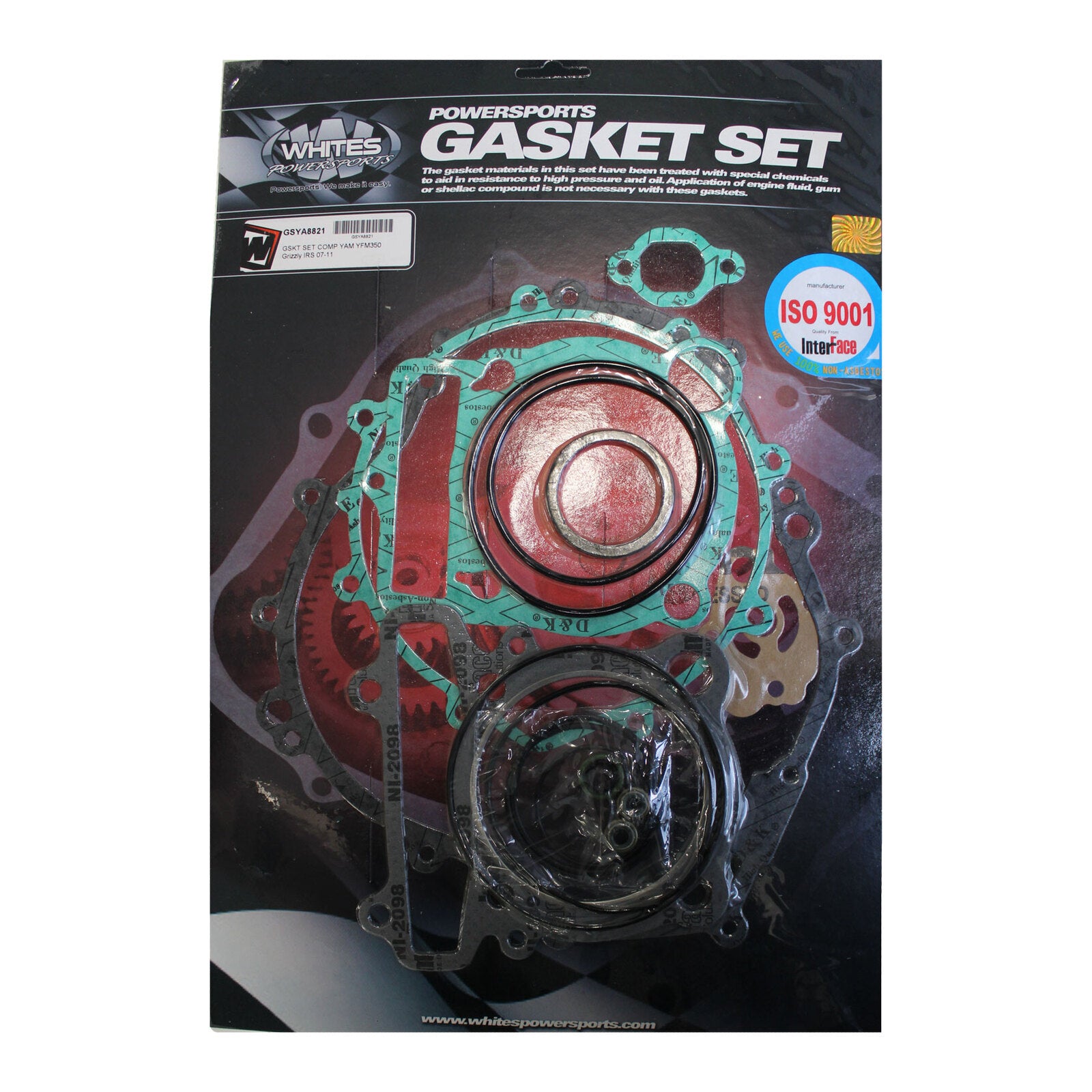 Whites Gasket Set Complete Yamaha YFM350 Grizzly IRS '07-'11