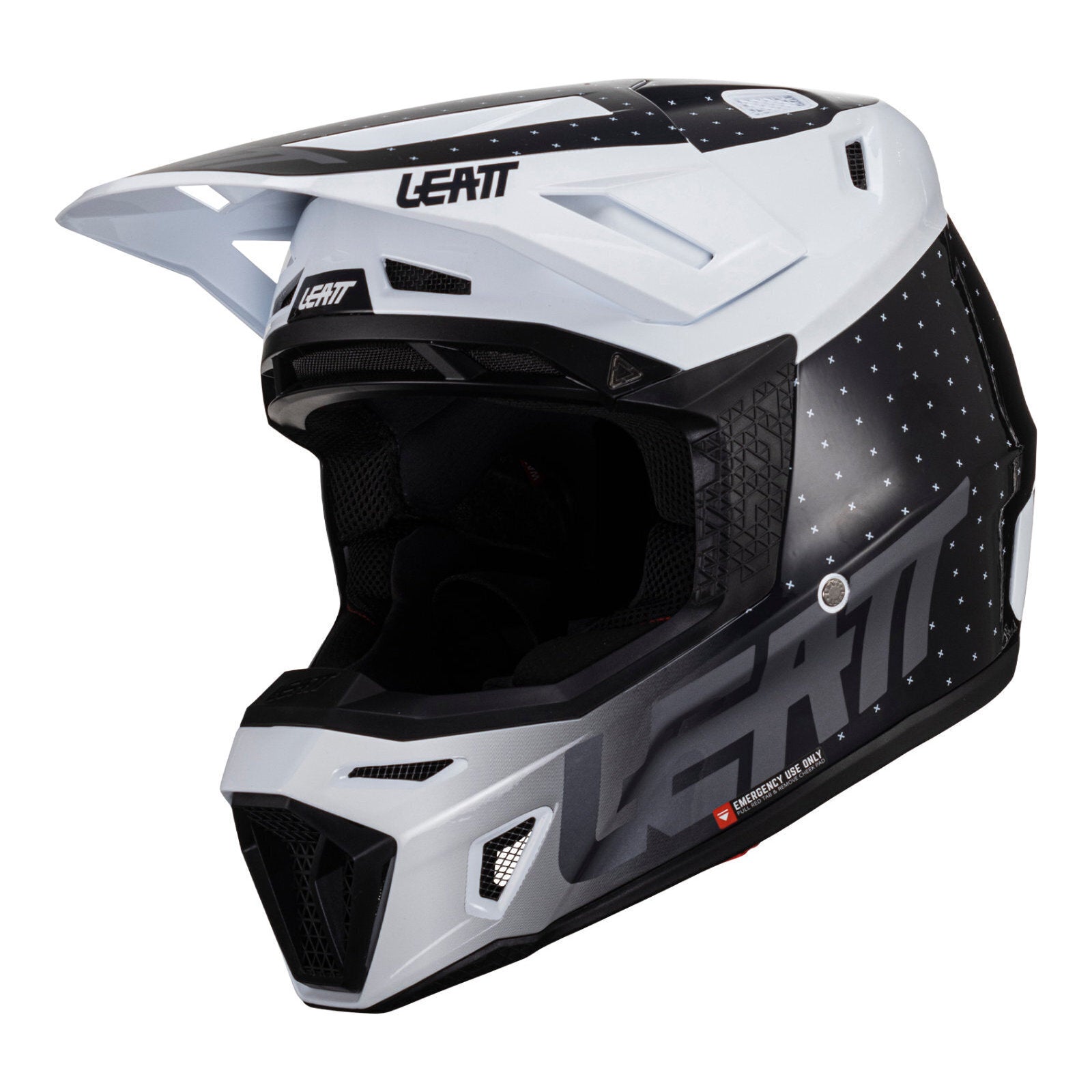 Leatt 2024 8.5 Helmet Kit - Black / White