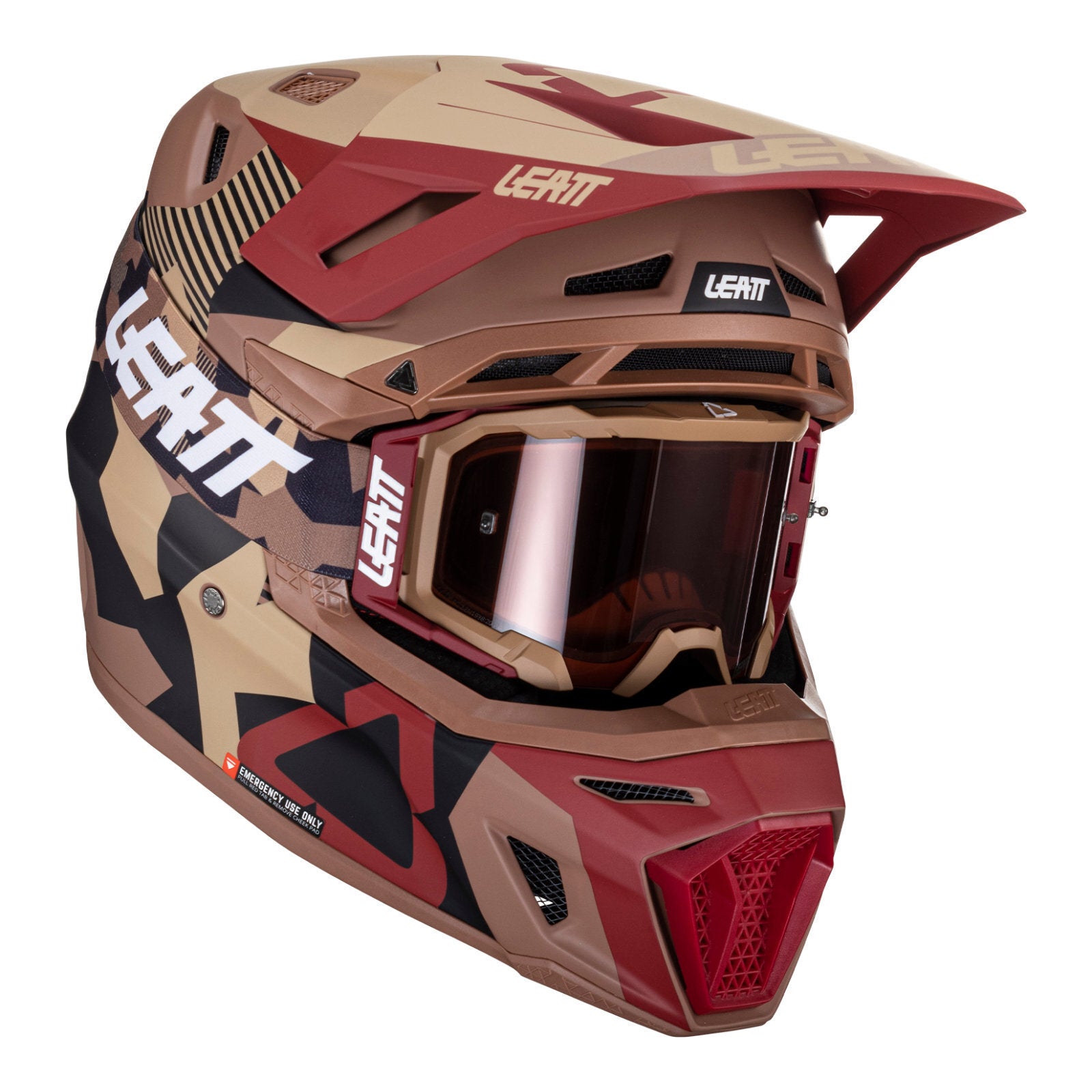 Leatt 2024 8.5 Helmet Kit - Rubystone