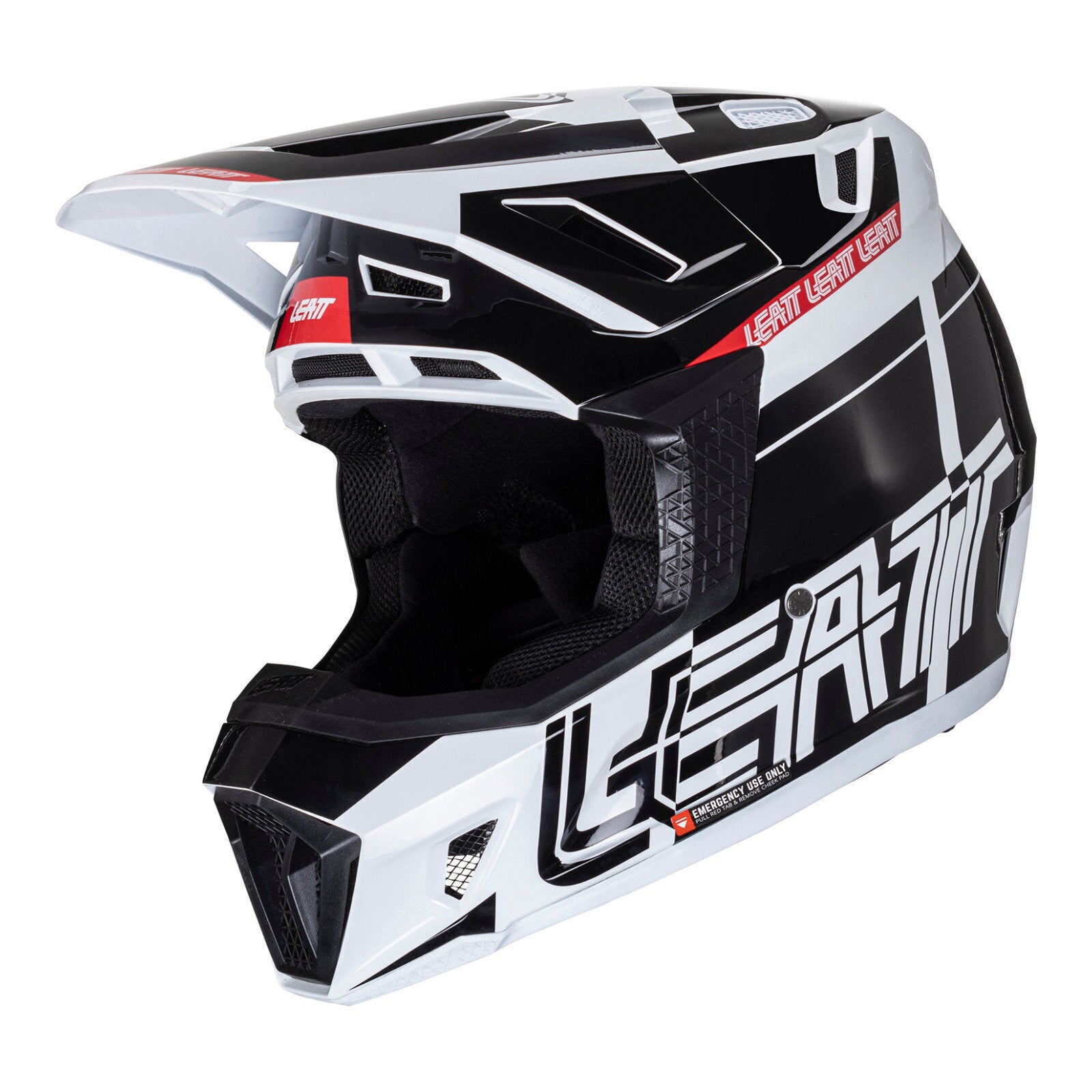 Leatt 7.5 Helmet Kit - Black / White
