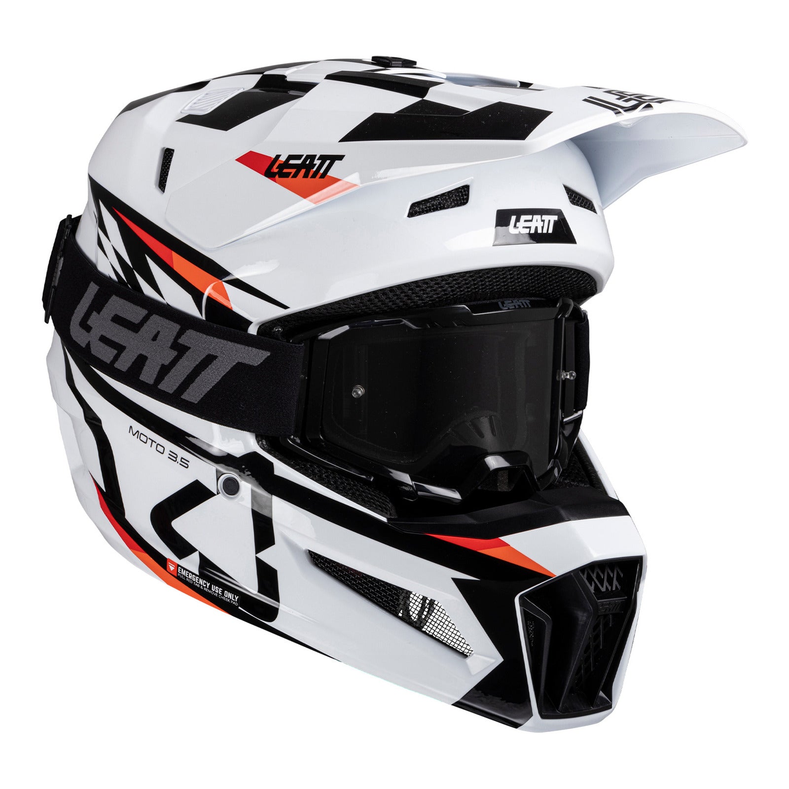 Leatt 2026 3.5 Helmet Kit - White
