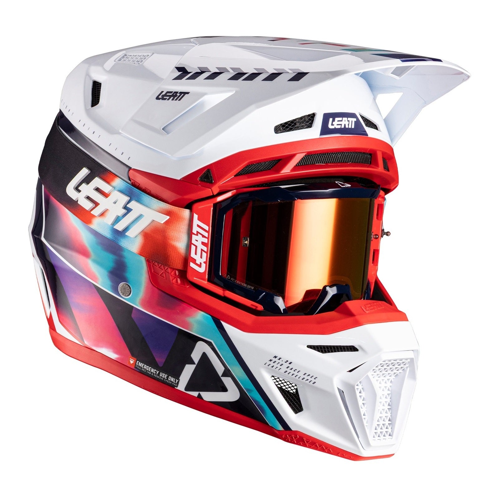 Leatt 2026 8.5 Helmet Kit - Royal Blue / Red