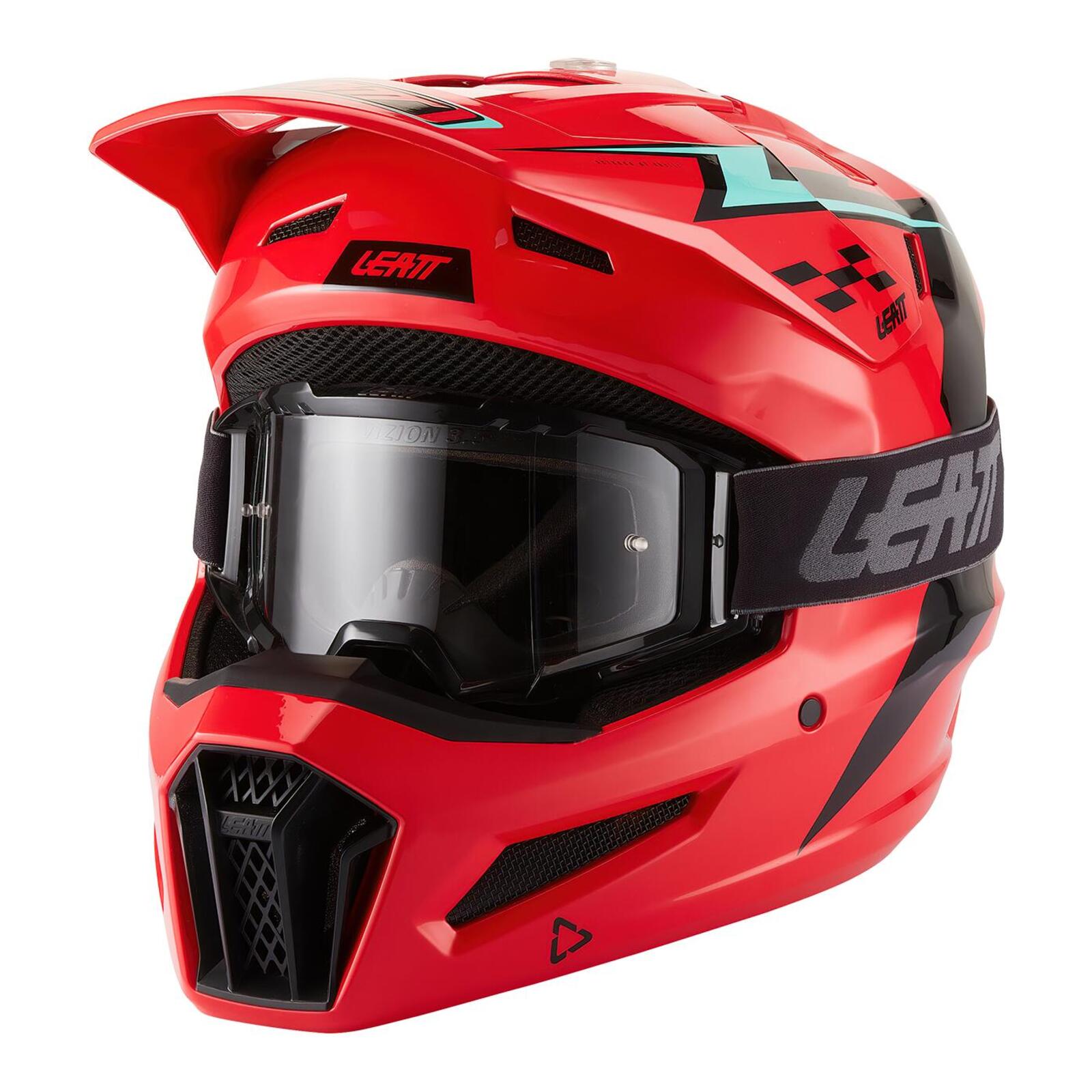Leatt 3.5 Junior Helmet Kit - Red