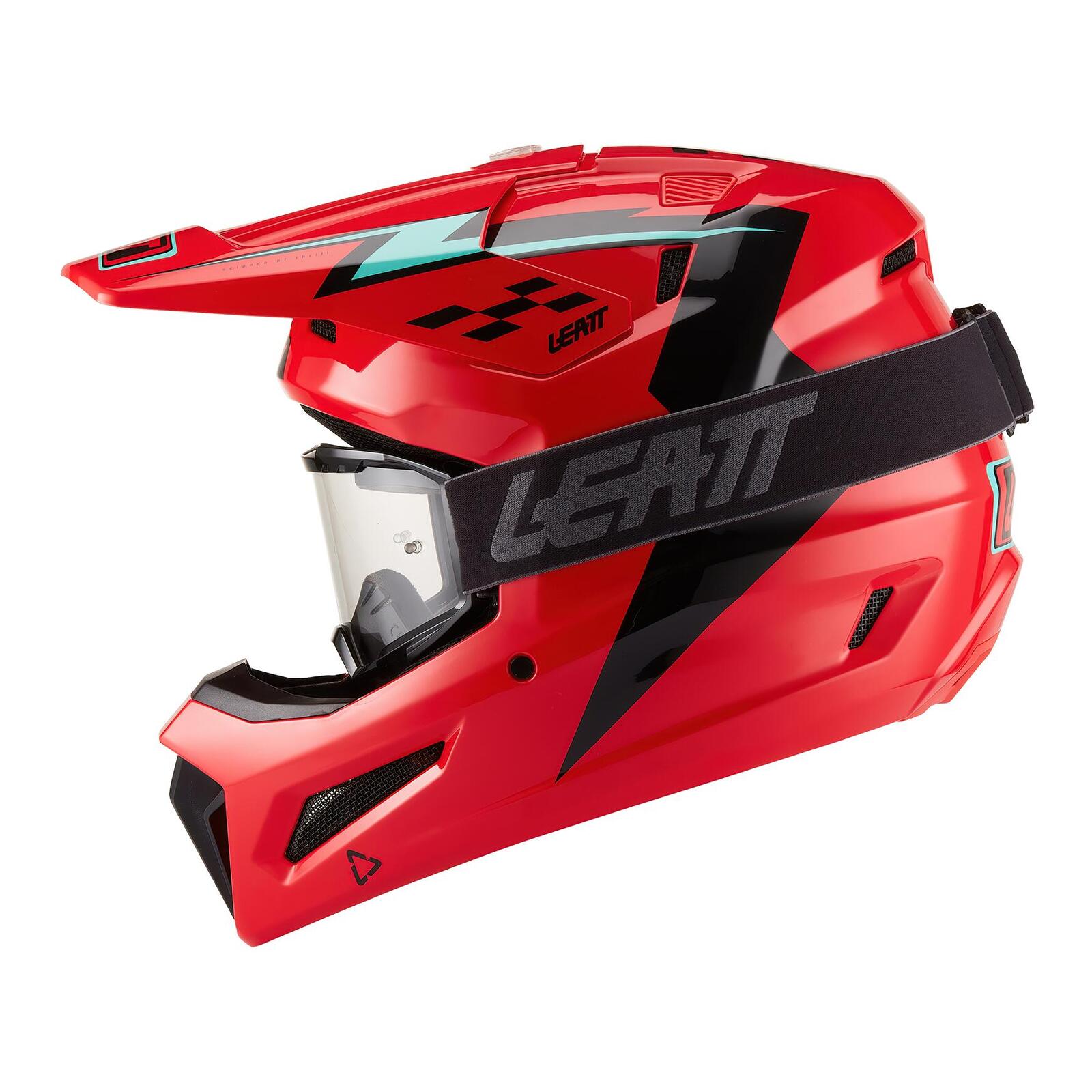 Leatt 3.5 Junior Helmet Kit - Red
