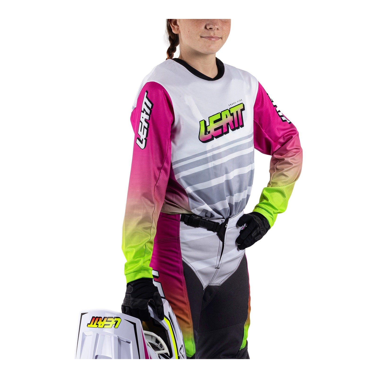 Leatt 2026 3.5 Junior Ride Kit - Retro Pink