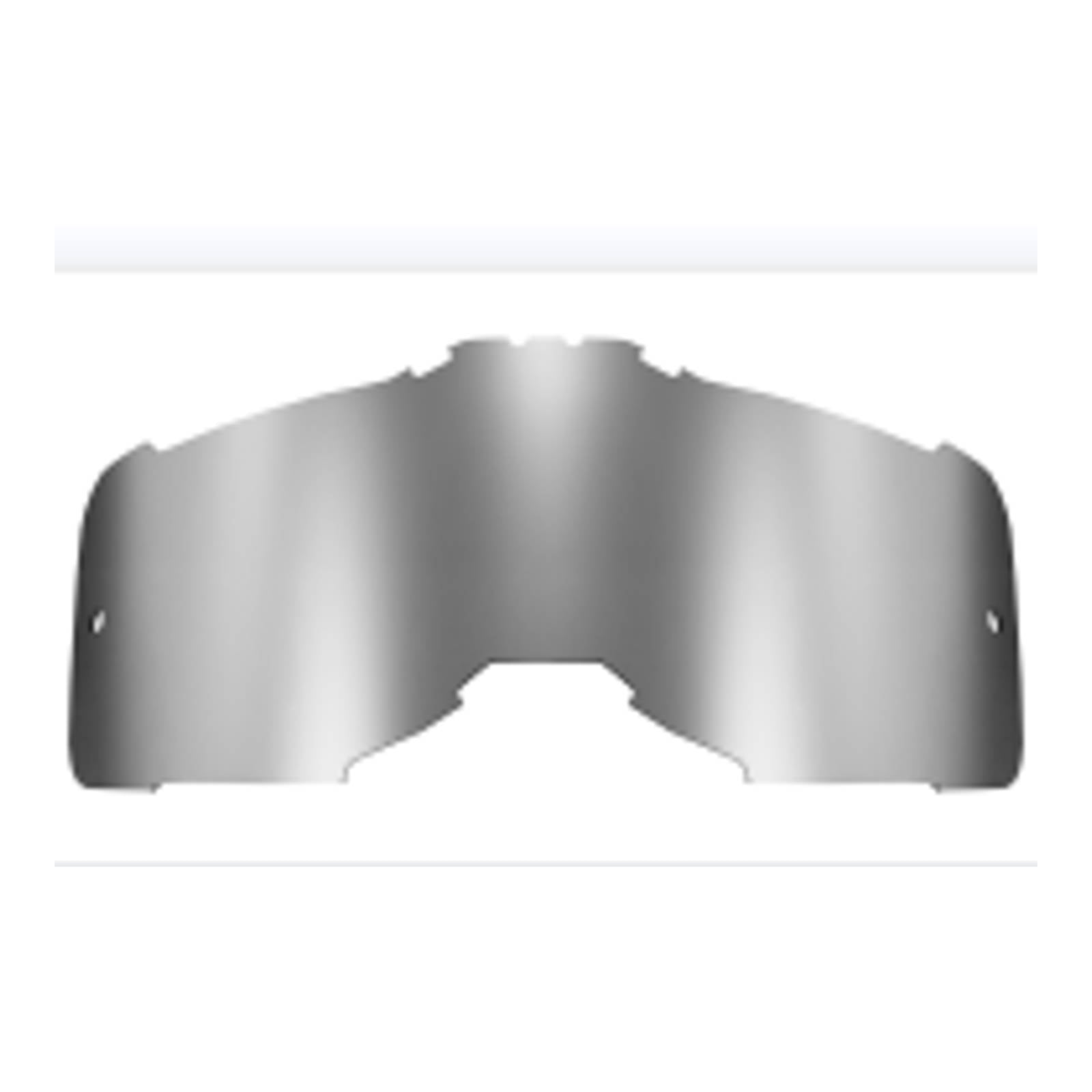 LS2 AURA GOGGLE SILVER IRIDIUM LENS