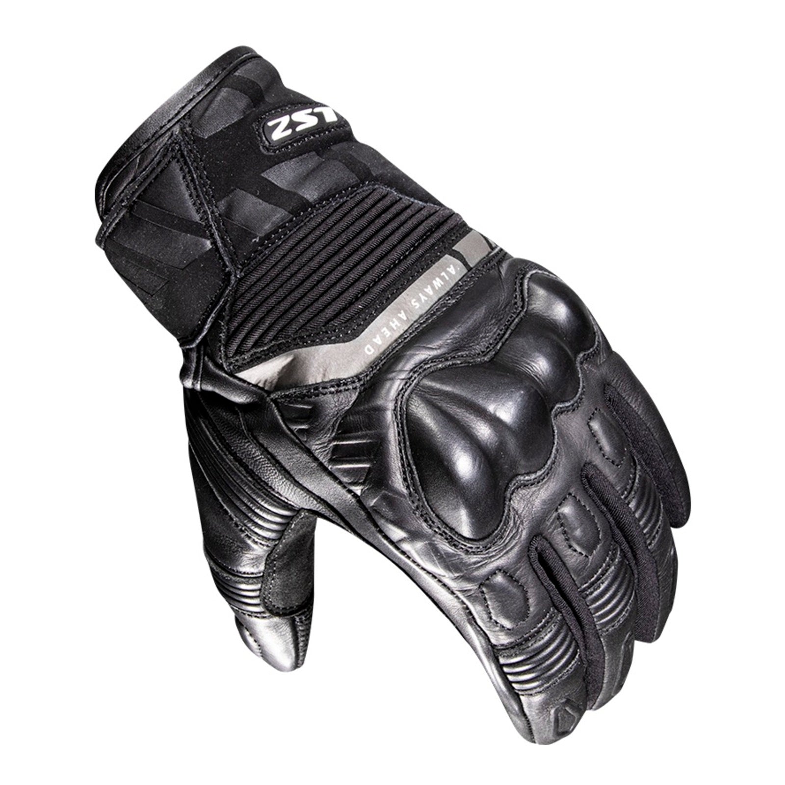 LS2 Octane Men's Leather Gloves - Black