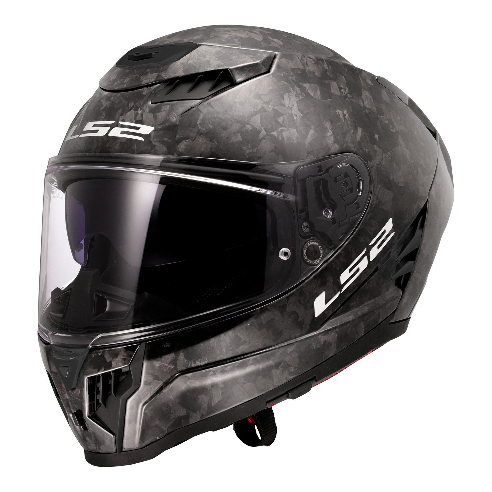 LS2 FF807 Dragon Carbon Forged Helmet - Gloss Carbon 06