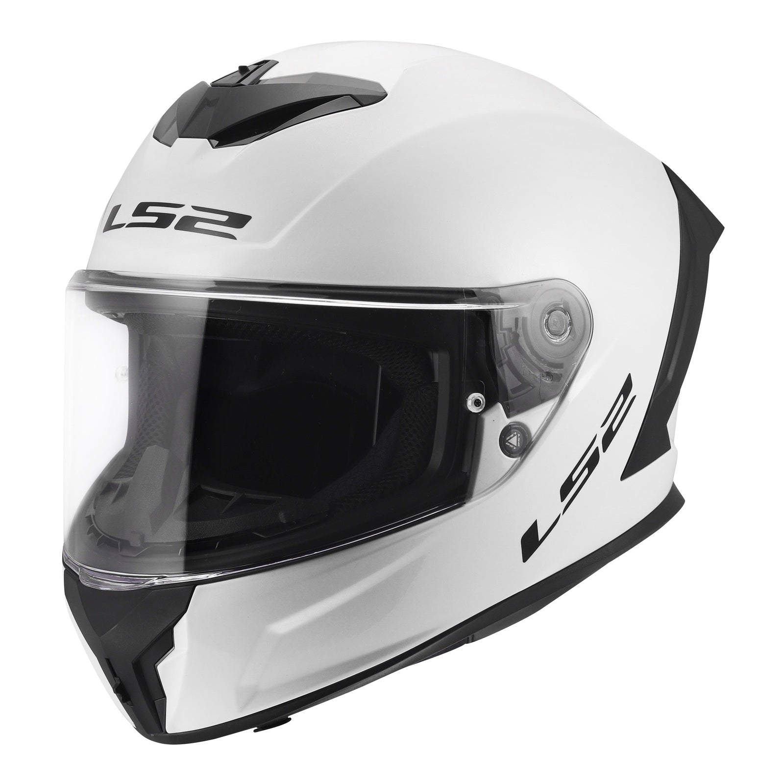LS2 FF820 Rapid III Solid Helmet - Gloss White