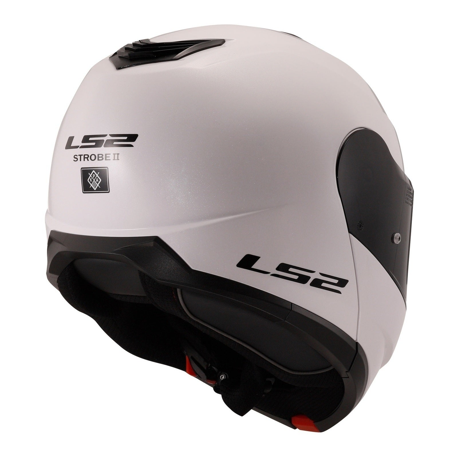 LS2 FF908 Strobe II Helmet - White 06