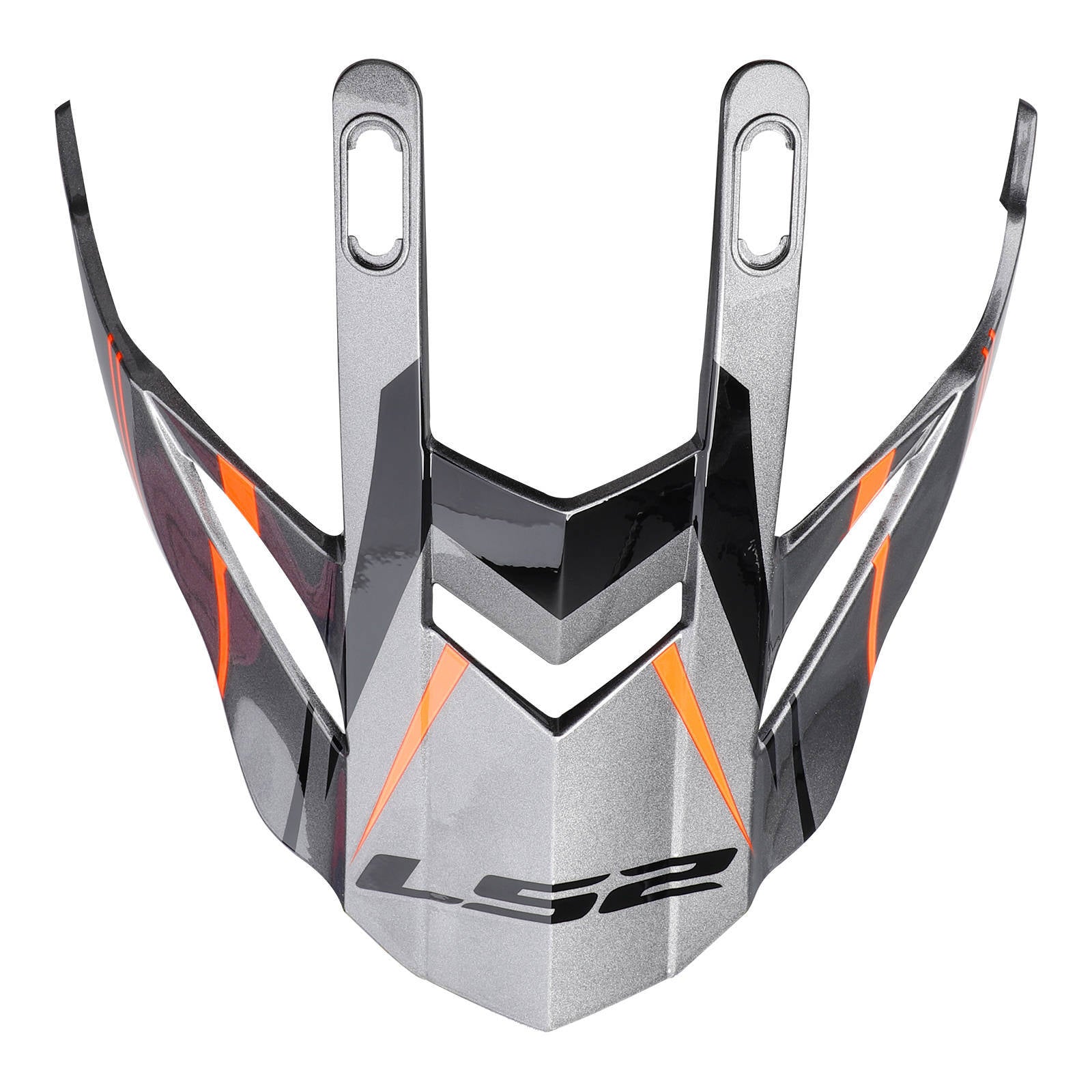 LS2 MX436 Pioneer Evo Peak Knight - Titanium / Orange