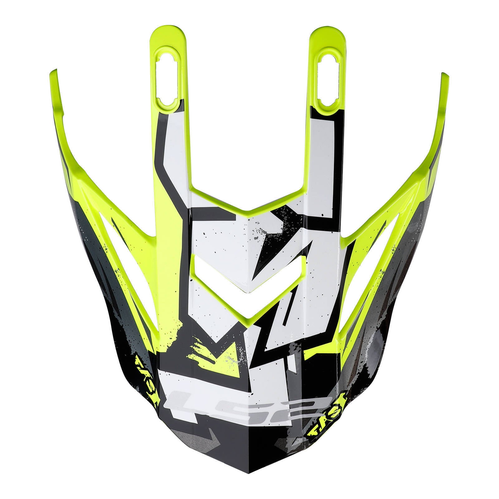 LS2 MX437 Fast Evo Peak - Crusher Black/Hi-Viz Yellow