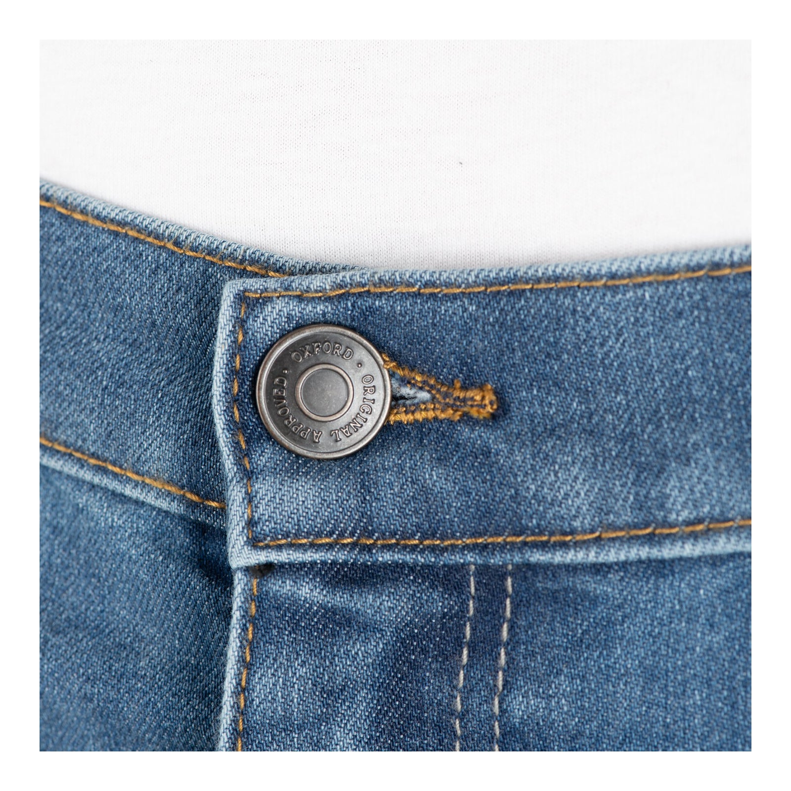 Oxford AA Mens Straight Jean - Mid Blue (Regular)