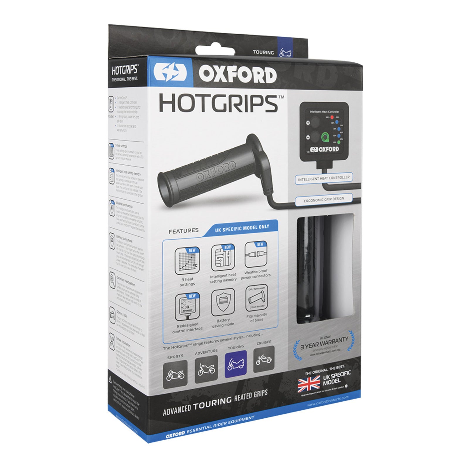 Oxford Hotgrips Advanced Touring 9-Stage