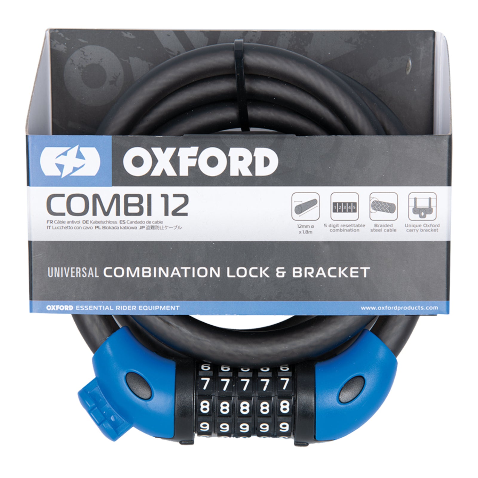 Oxford Combi 12 Smoke 12mm x 1800mm