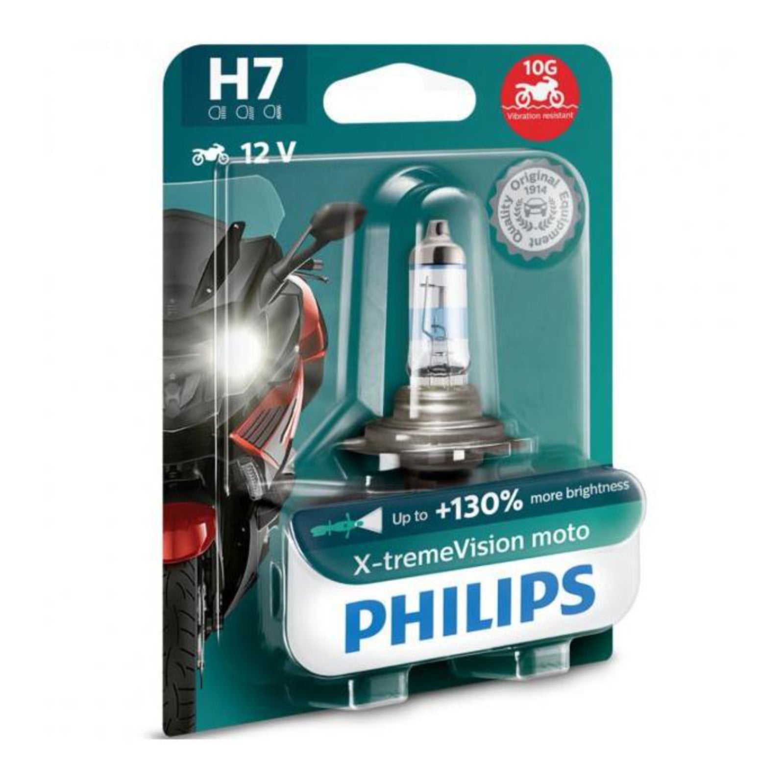Philips Bulb H7 12972 XV+ 12V 55W PX26d BW Xtreme Vision