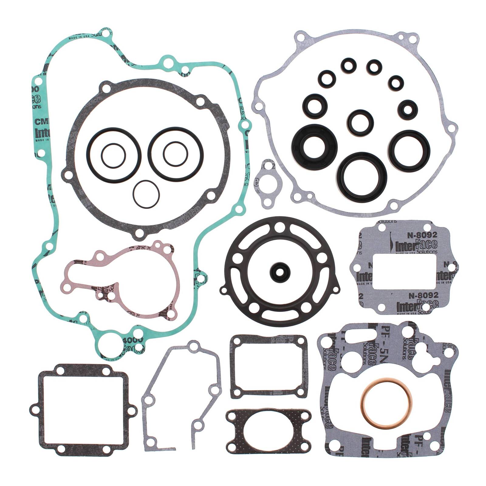Vertex Complete Gasket Set with Oil Seals (811429)