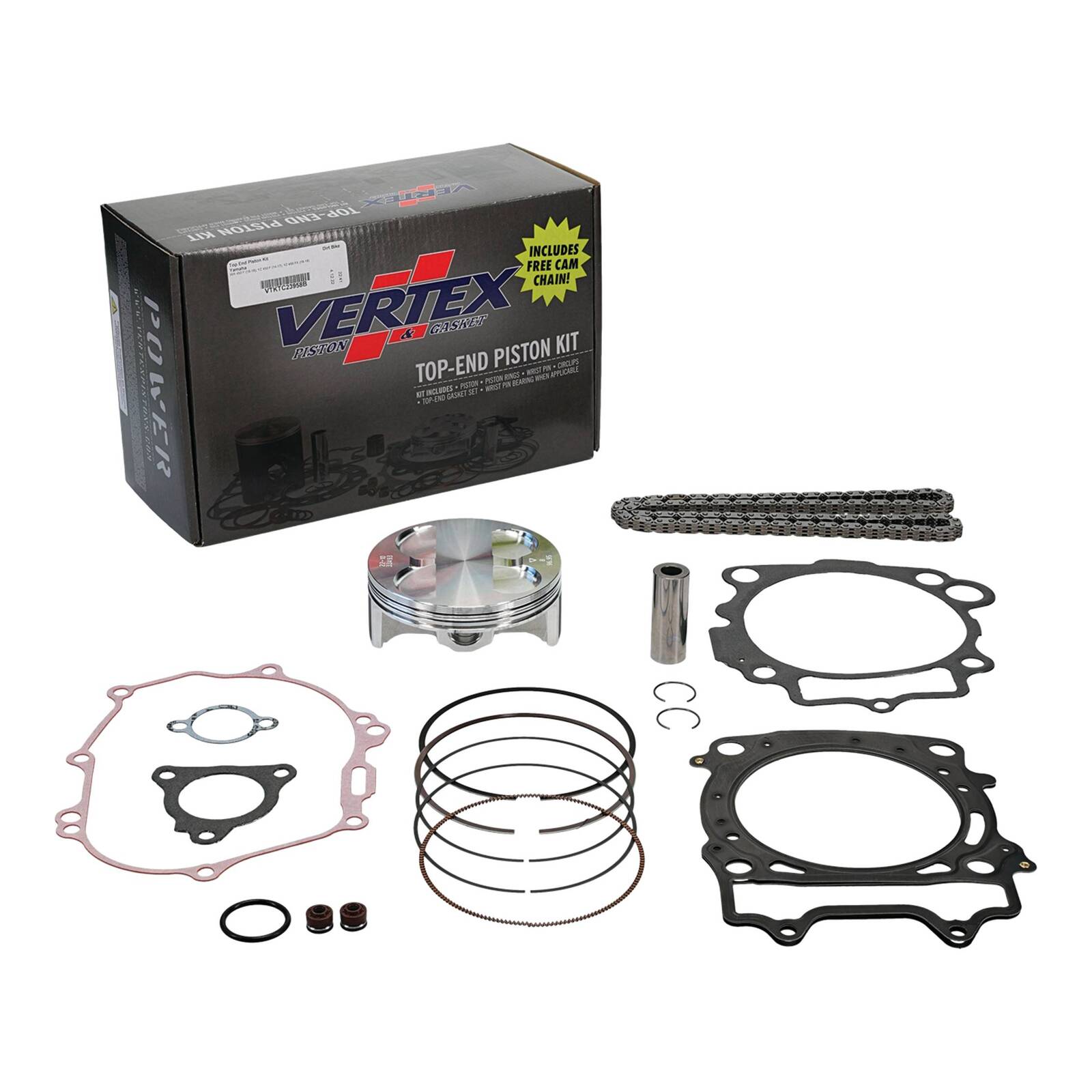 Vertex Top End Rebuild Kit - Forged Piston (B)
