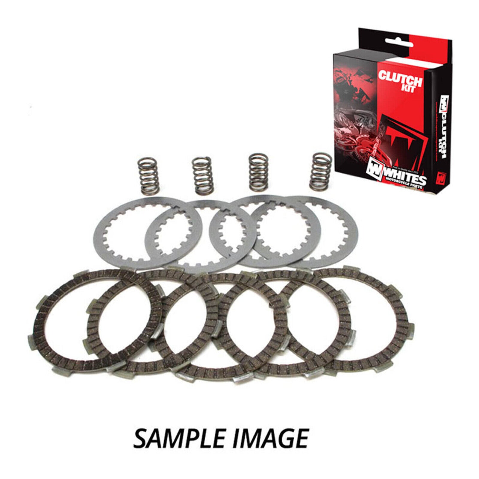 Whites Clutch Kit Complete Yamaha YZF-R6 '06-'09 (9 Plate)