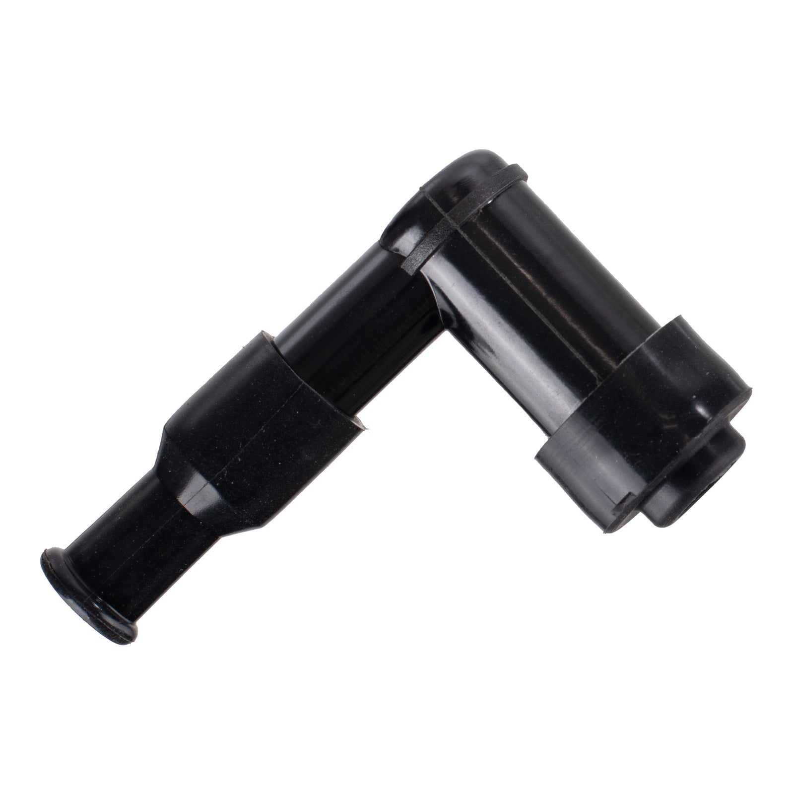 Whites Spark Plug Cap (Replaces LD05F) Right Angle - Black
