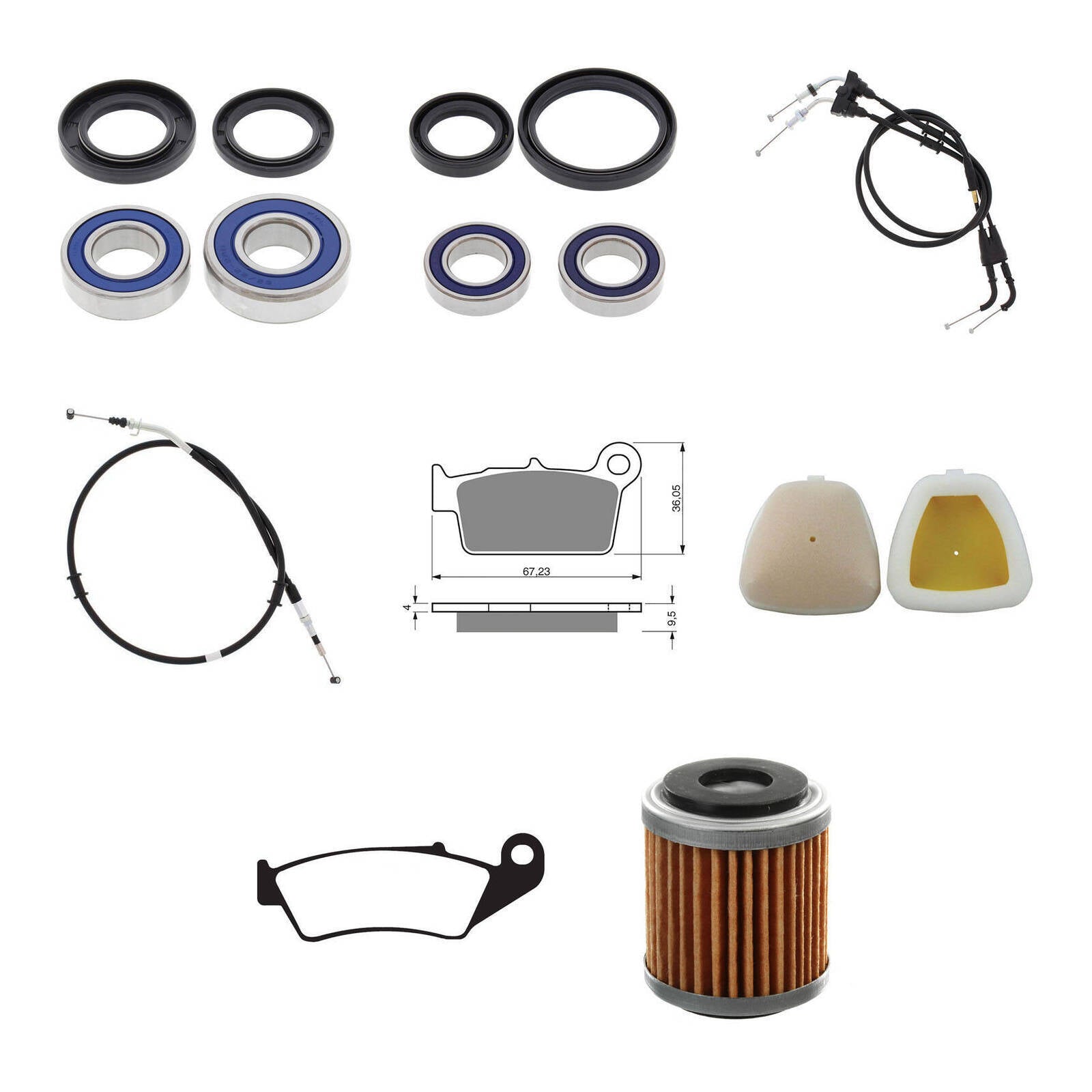 Offroad Refurb Kit - Yamaha WR250F '15-'19