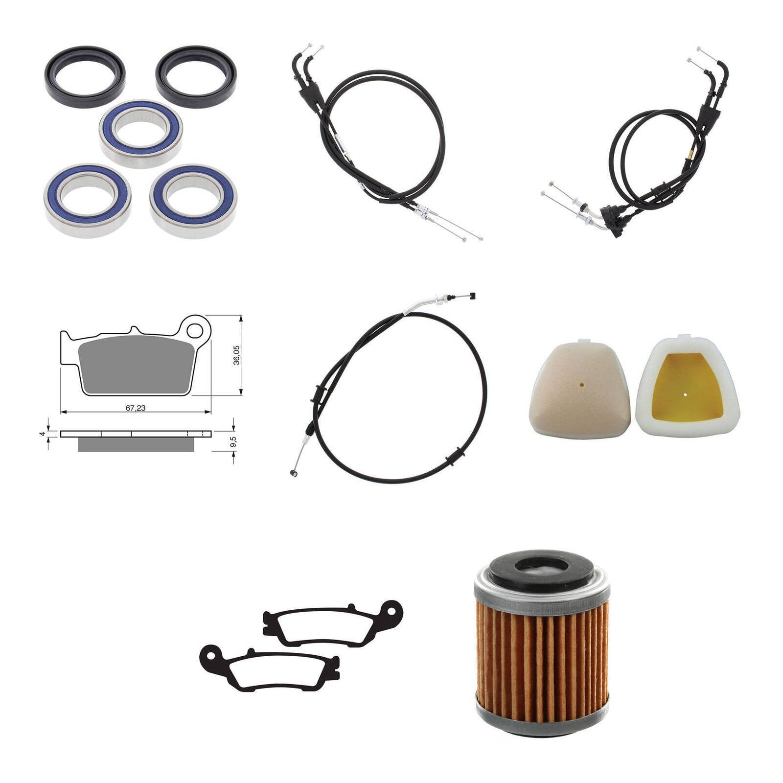 Offroad Refurb Kit - Yamaha YZ450F '14-'16