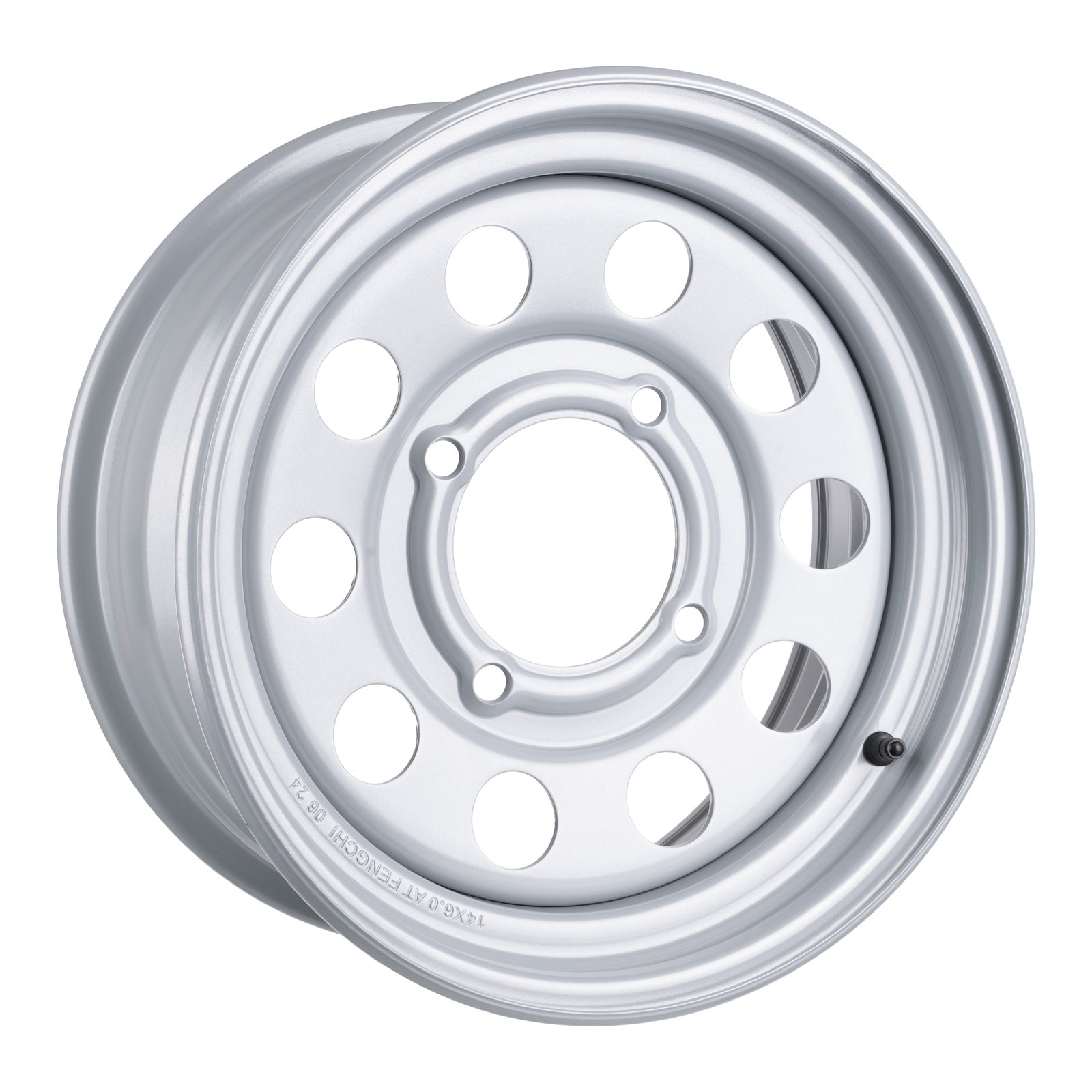 Whites ATV/UTV Steel Rim 14x6 Can-Am Front 4/137 +13 - Silver