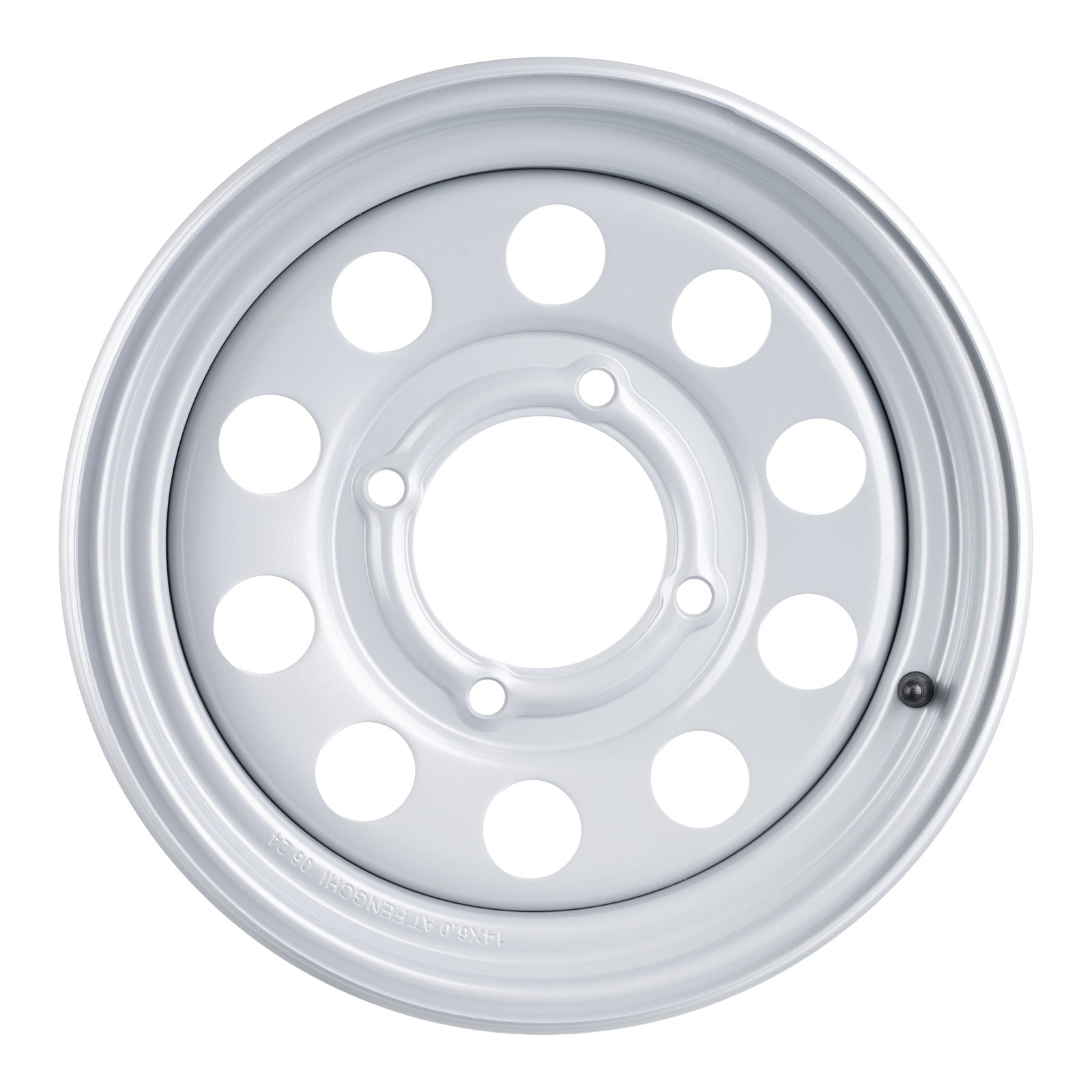 Whites ATV/UTV Steel Rim 14x6 Can-Am Front 4/137 +13 - Silver