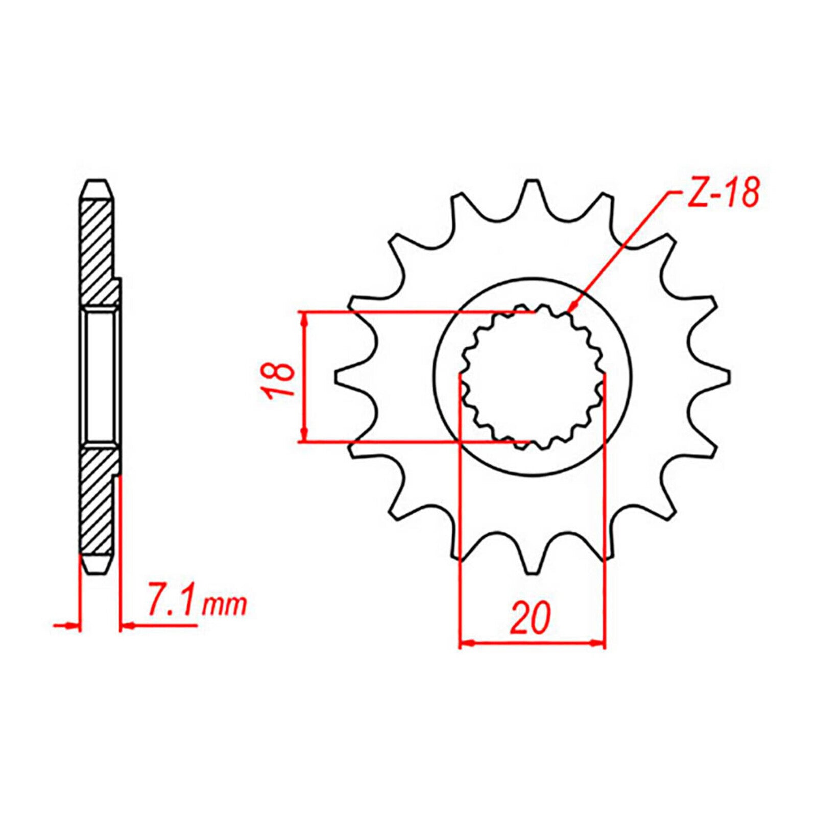 XAM Sprocket Kit Suzuki RM125/RMZ250 X-Ring Gold 12/50