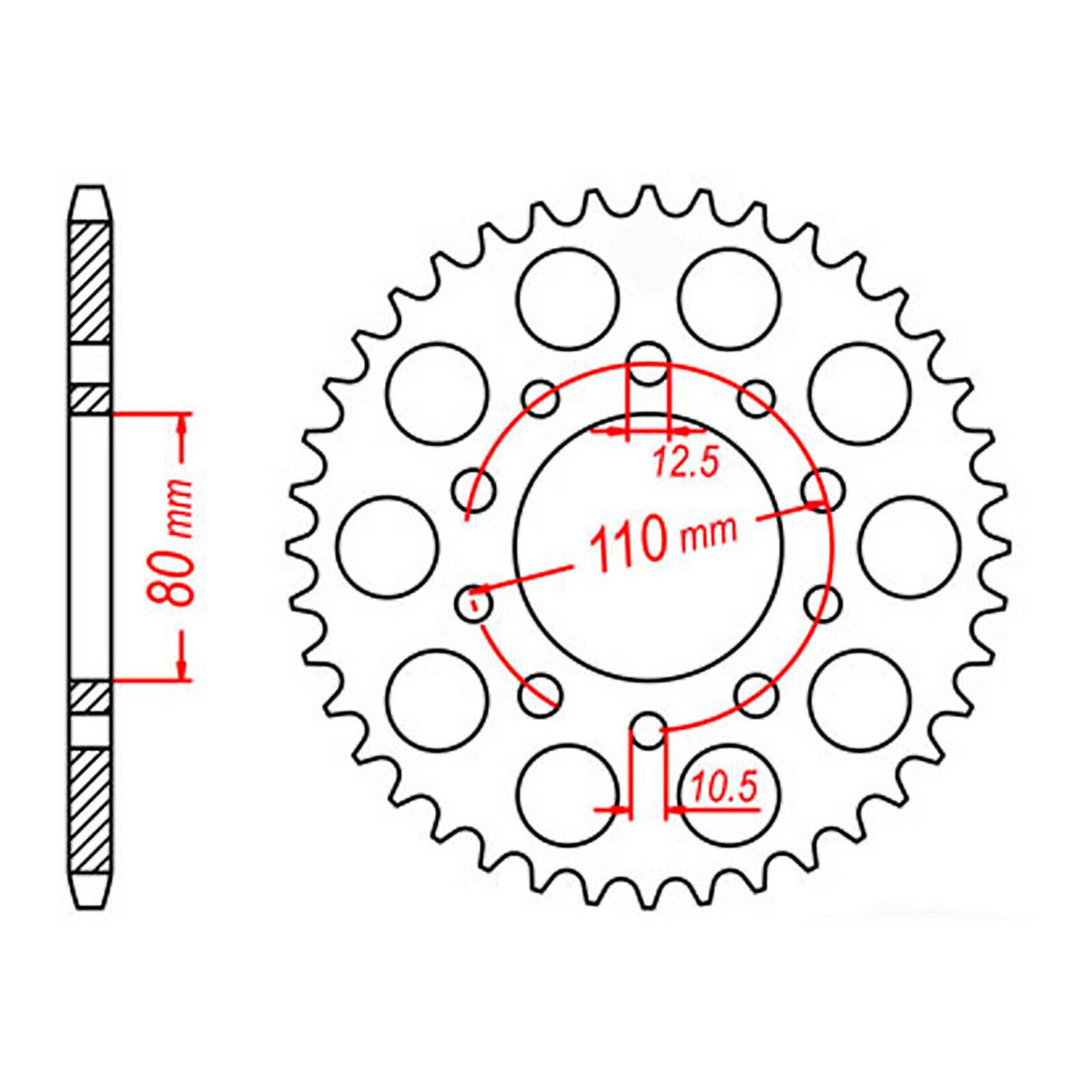 XAM Sprocket Kit Triumph Trophy 900 '99 X-Ring 17/44