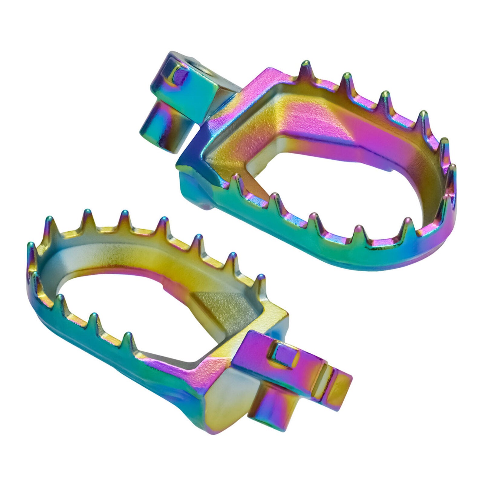 Zeta Max Foot Pegs - Yamaha YZ 2-Stroke - Oil Slick