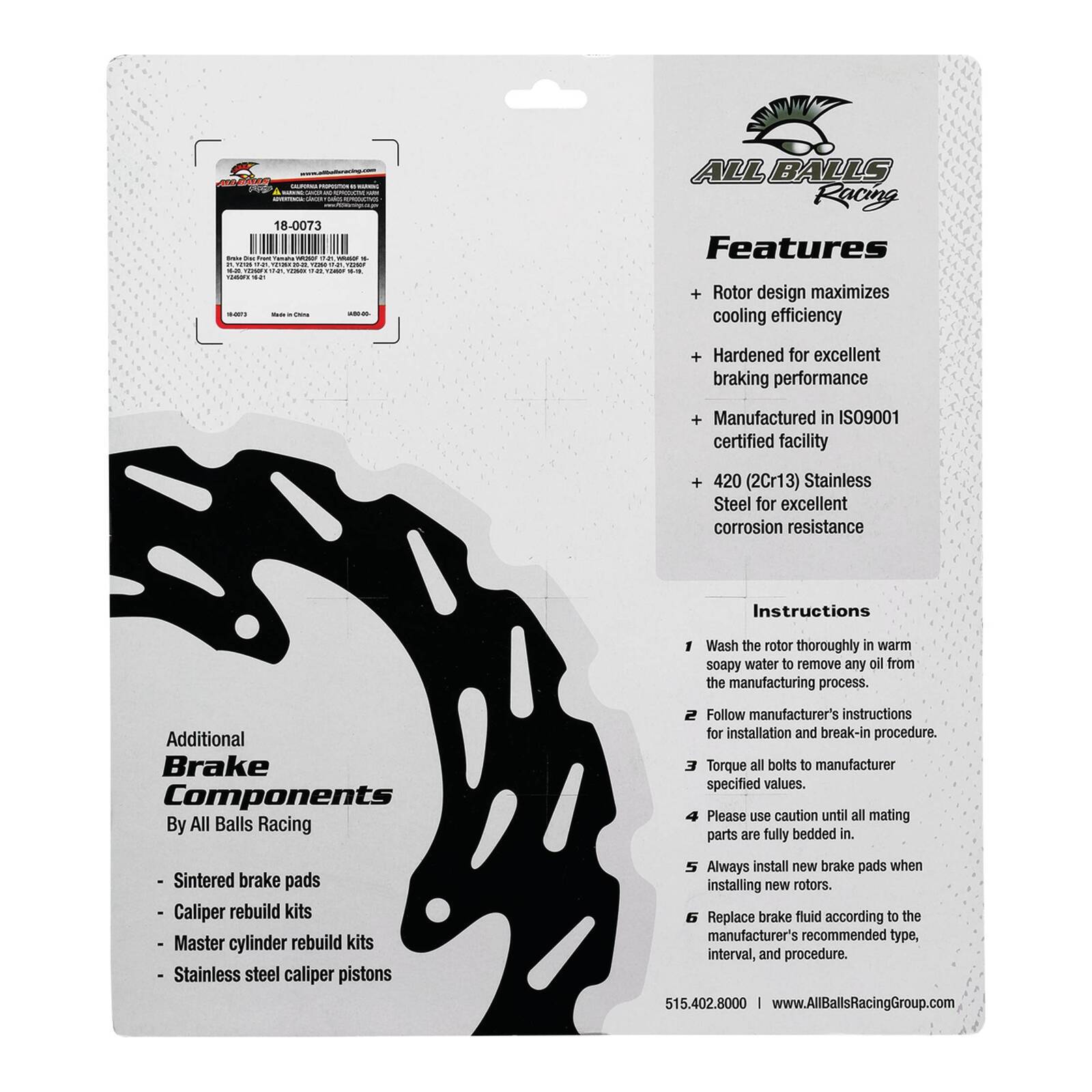 Brake Disc Front – 18-0073