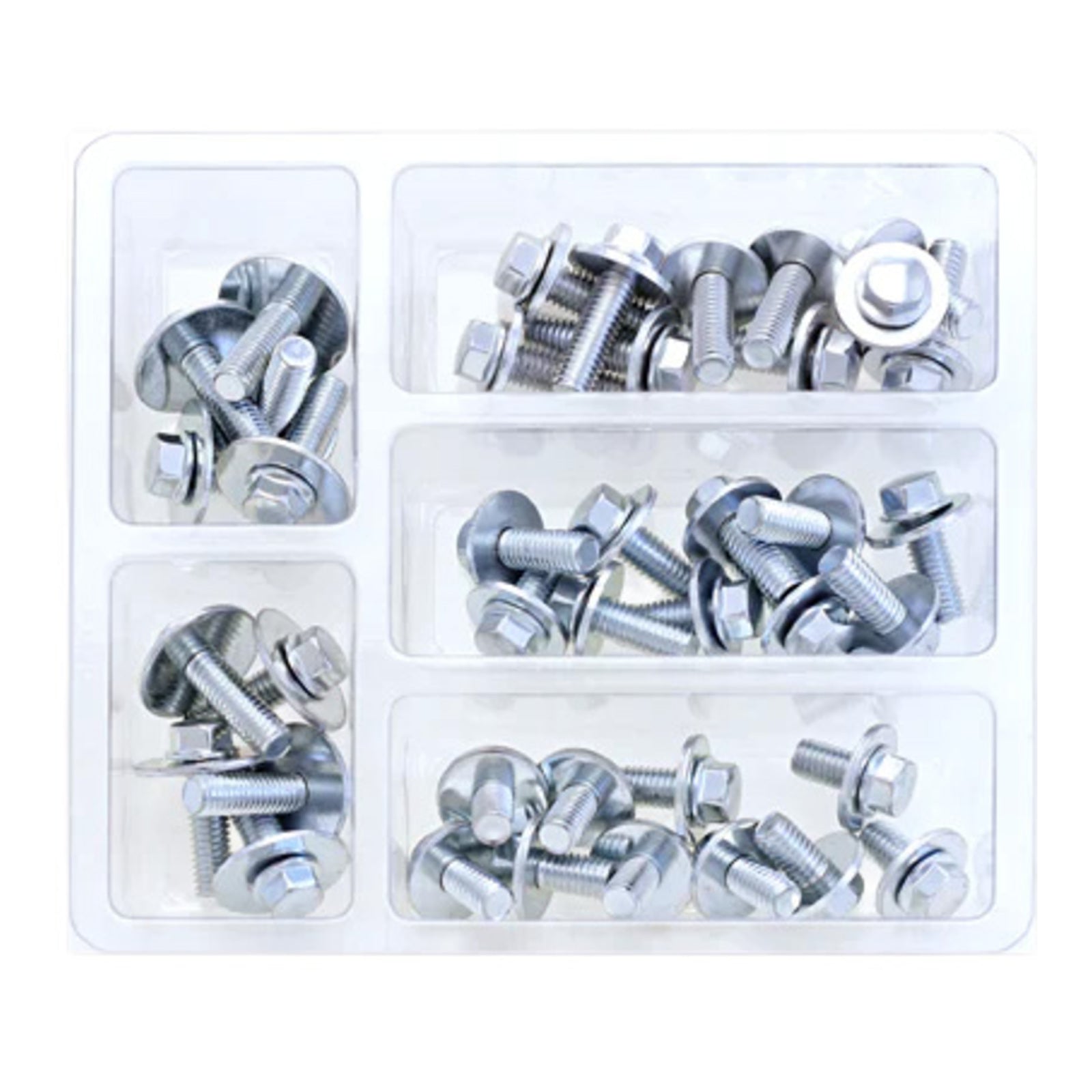 Bolt SVC M6 Hex Flanged Bolt/Washer Service Kit