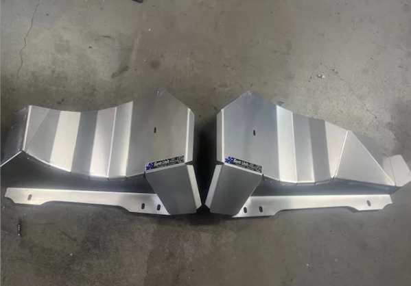 Bent Unit - Canam Defender - Front Wheel Well Plates (2020 and later)