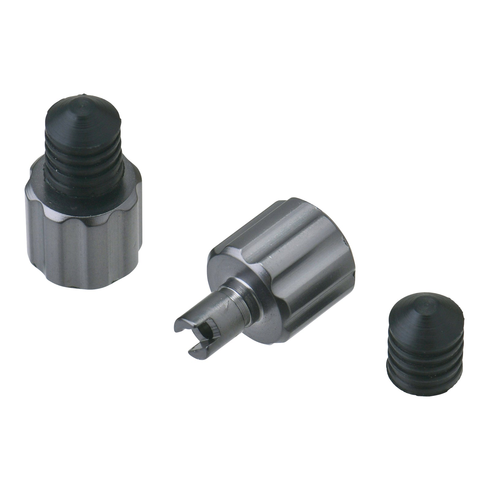 DRC Air Valve Caps with Valve Wrench (2 Pack) - Titanium